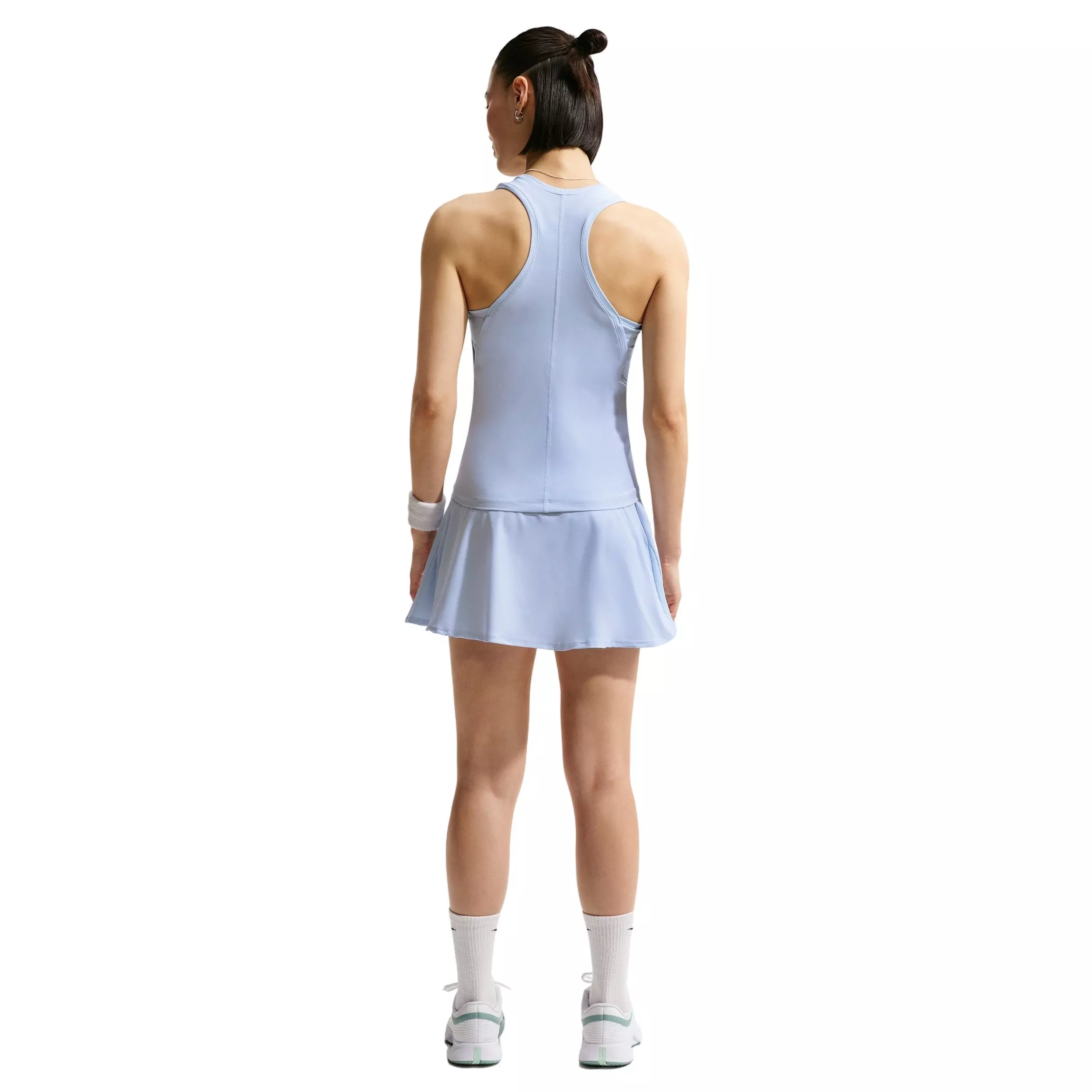 Nike Women's Victory Dri-FIT Flouncy Tennis Skirt - Blue/White - BLUE/WHITE