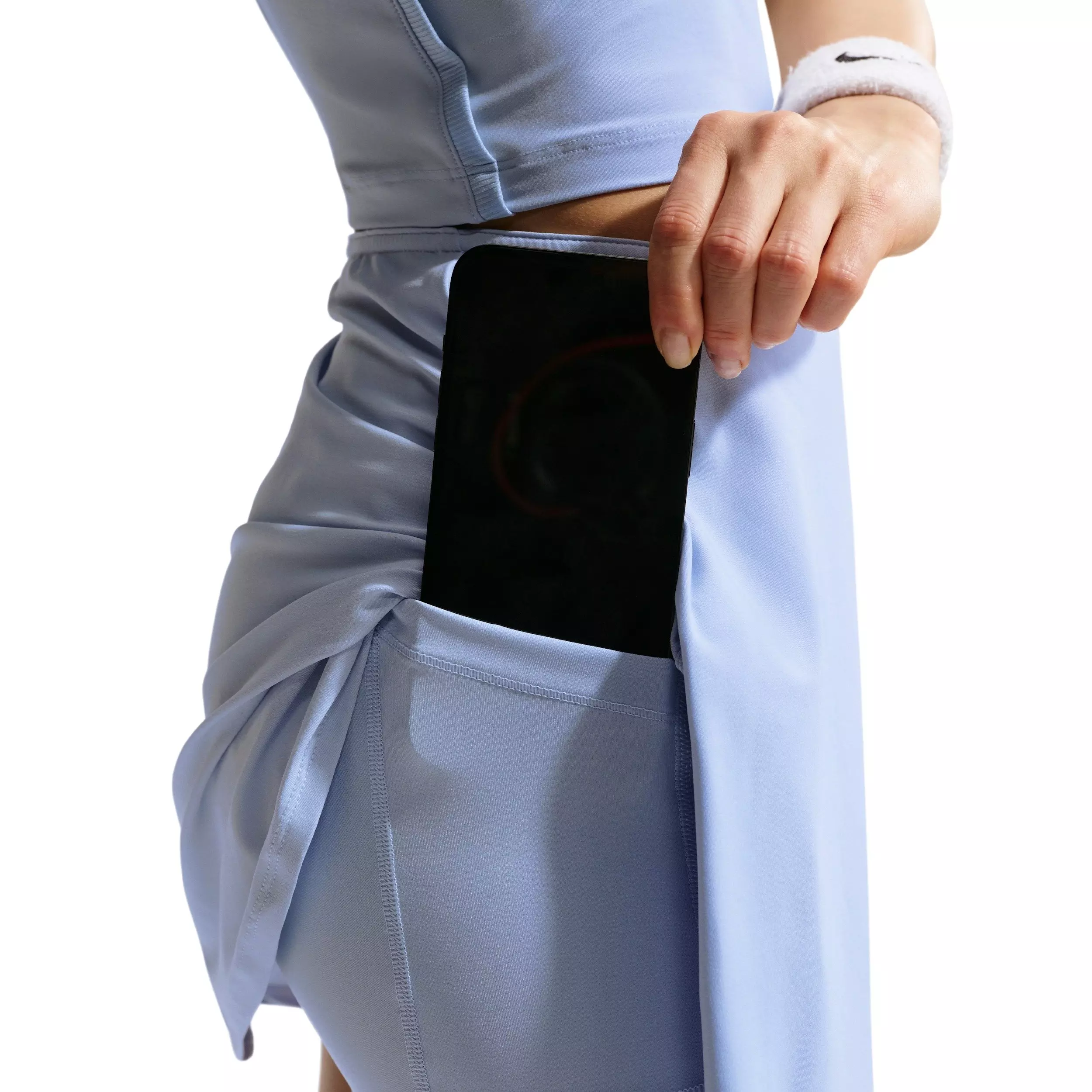 Nike Women's Victory Dri-FIT Flouncy Tennis Skirt - Blue/White - BLUE/WHITE