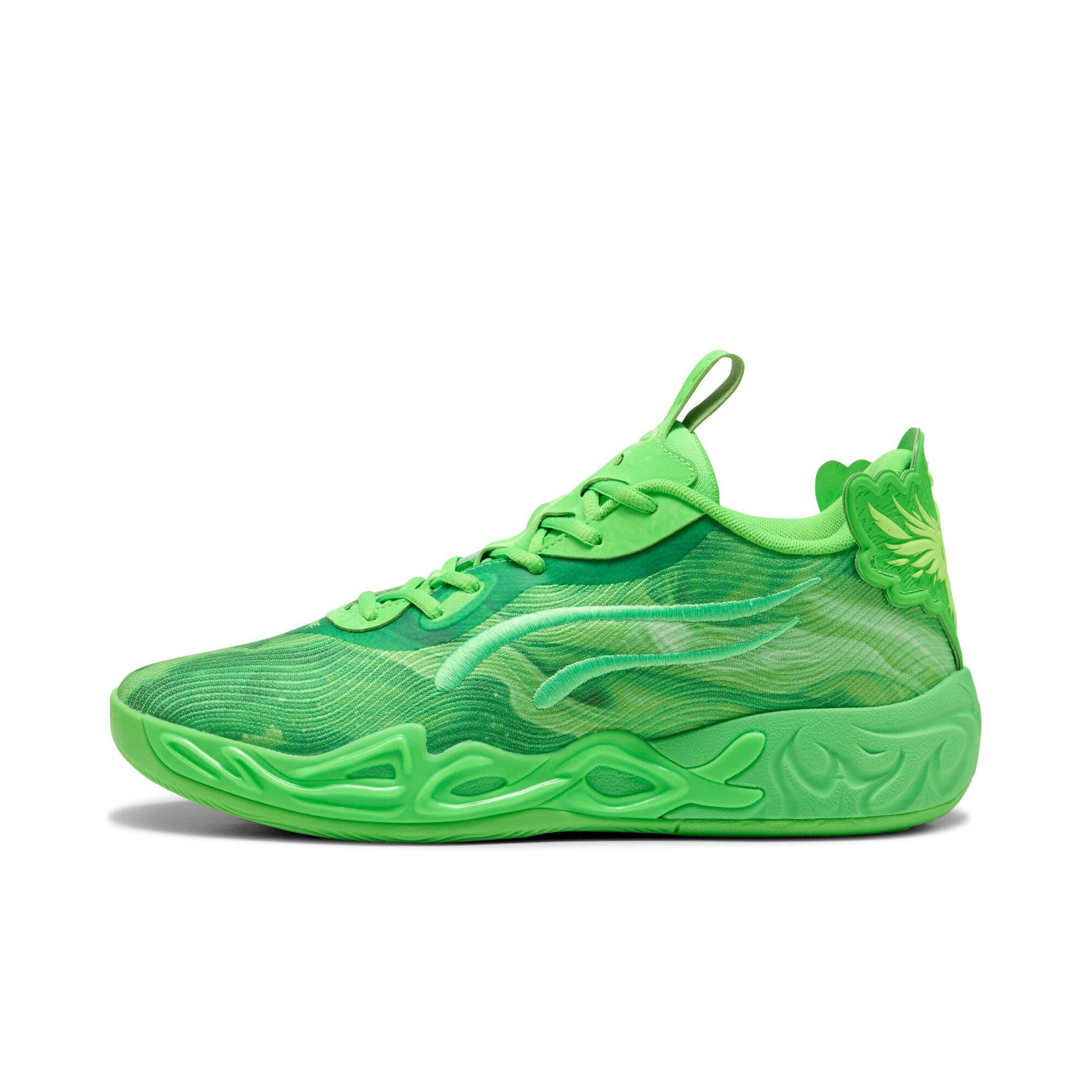 PUMA x LAMELO BALL MB.04 "Green Glare/Fizzy Light" Men's Basketball Shoe - GREEN/FIZZY Thumbnail View 2