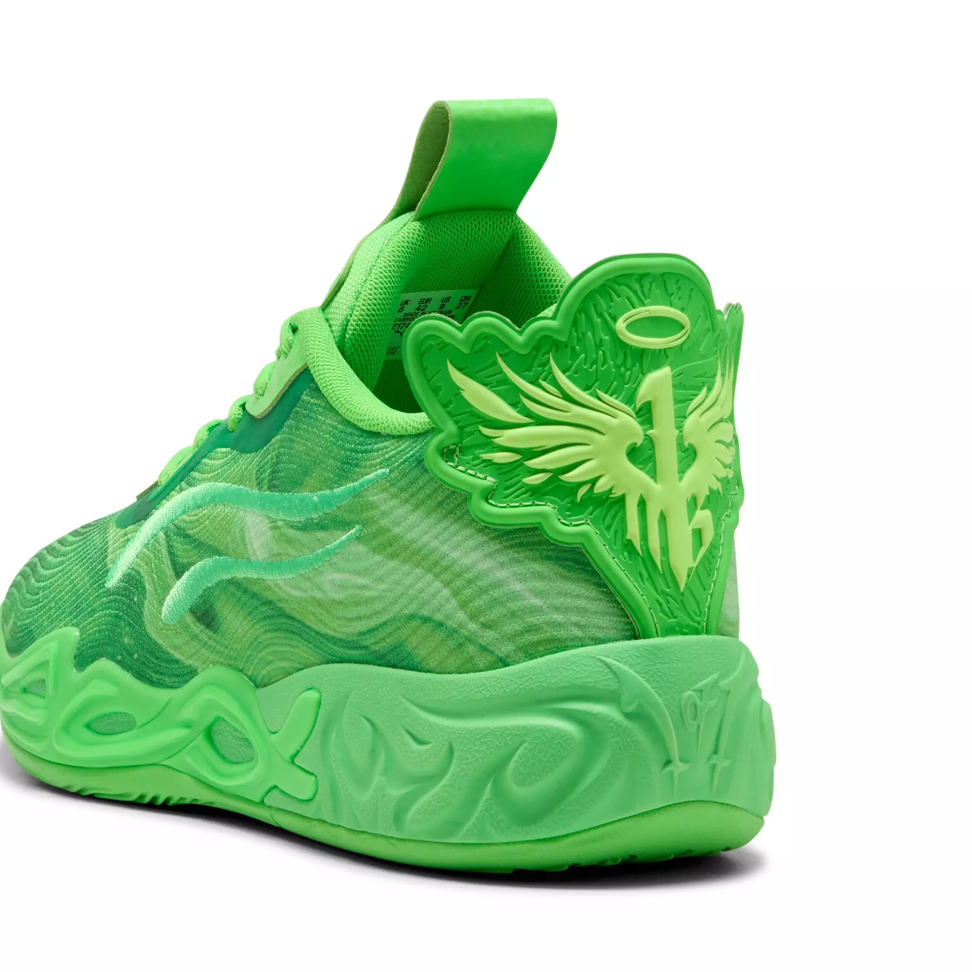 PUMA x LAMELO BALL MB.04 "Green Glare/Fizzy Light" Men's Basketball Shoe - GREEN/FIZZY