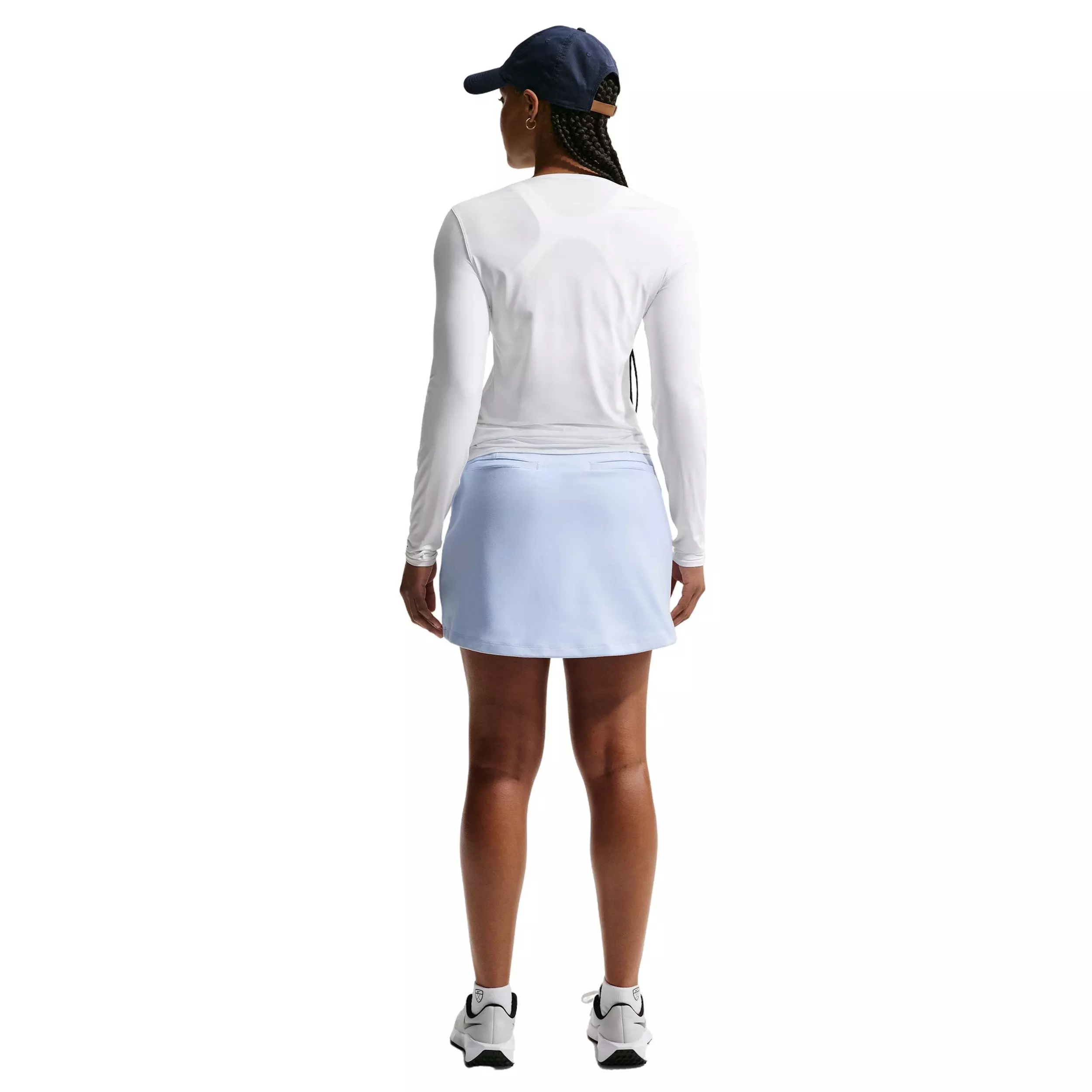 Nike Women's Golf Club Dri-FIT Golf Skirt - BLUE/WHITE
