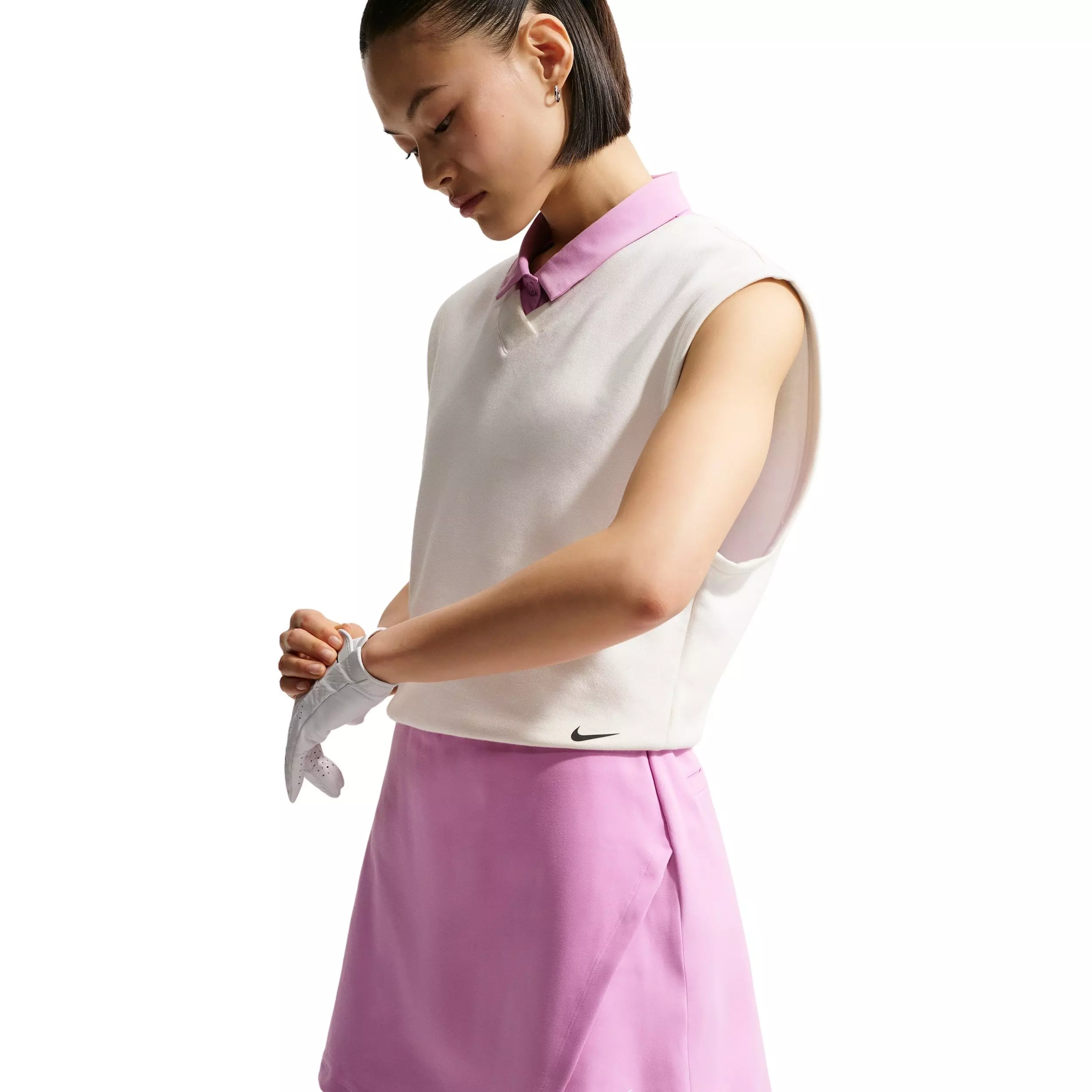 Nike Women's Golf Club Dri-FIT Golf Skirt - PURPLE/WHITE