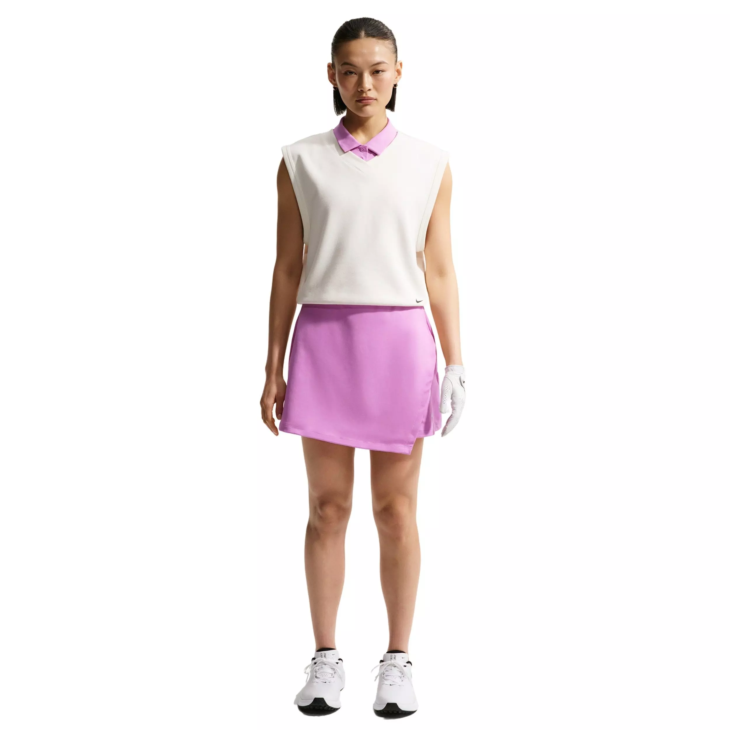 Nike Women's Golf Club Dri-FIT Golf Skirt - PURPLE/WHITE