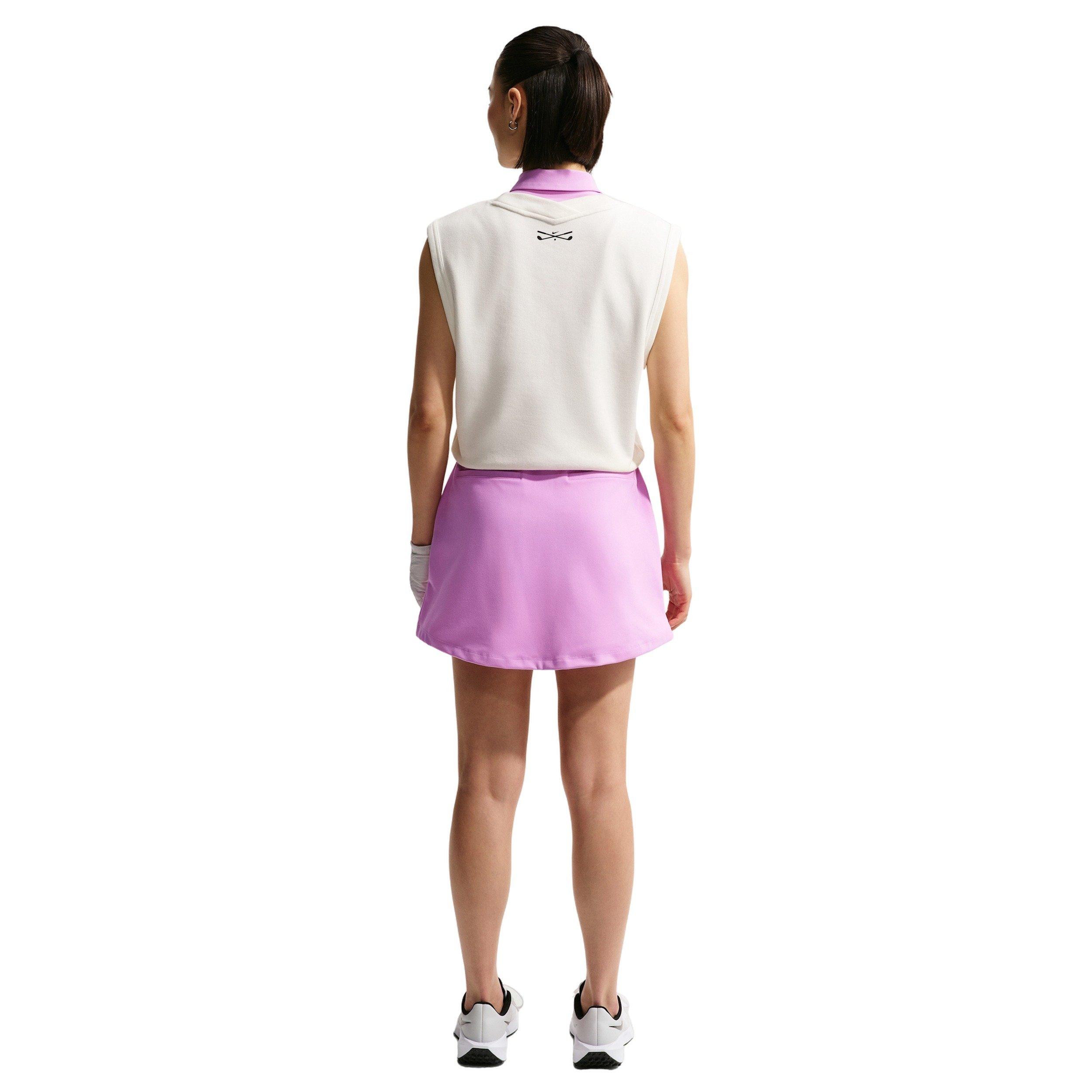 Nike Women's Golf Club Dri-FIT Golf Skirt - PURPLE/WHITE Thumbnail View 5