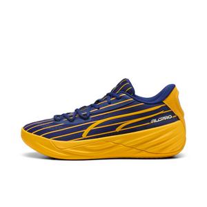 PUMA Tyrese Haliburton All-Pro NITRO Pinstripes "Elektro Blue/Sport Yellow" Men's Basketball Shoe