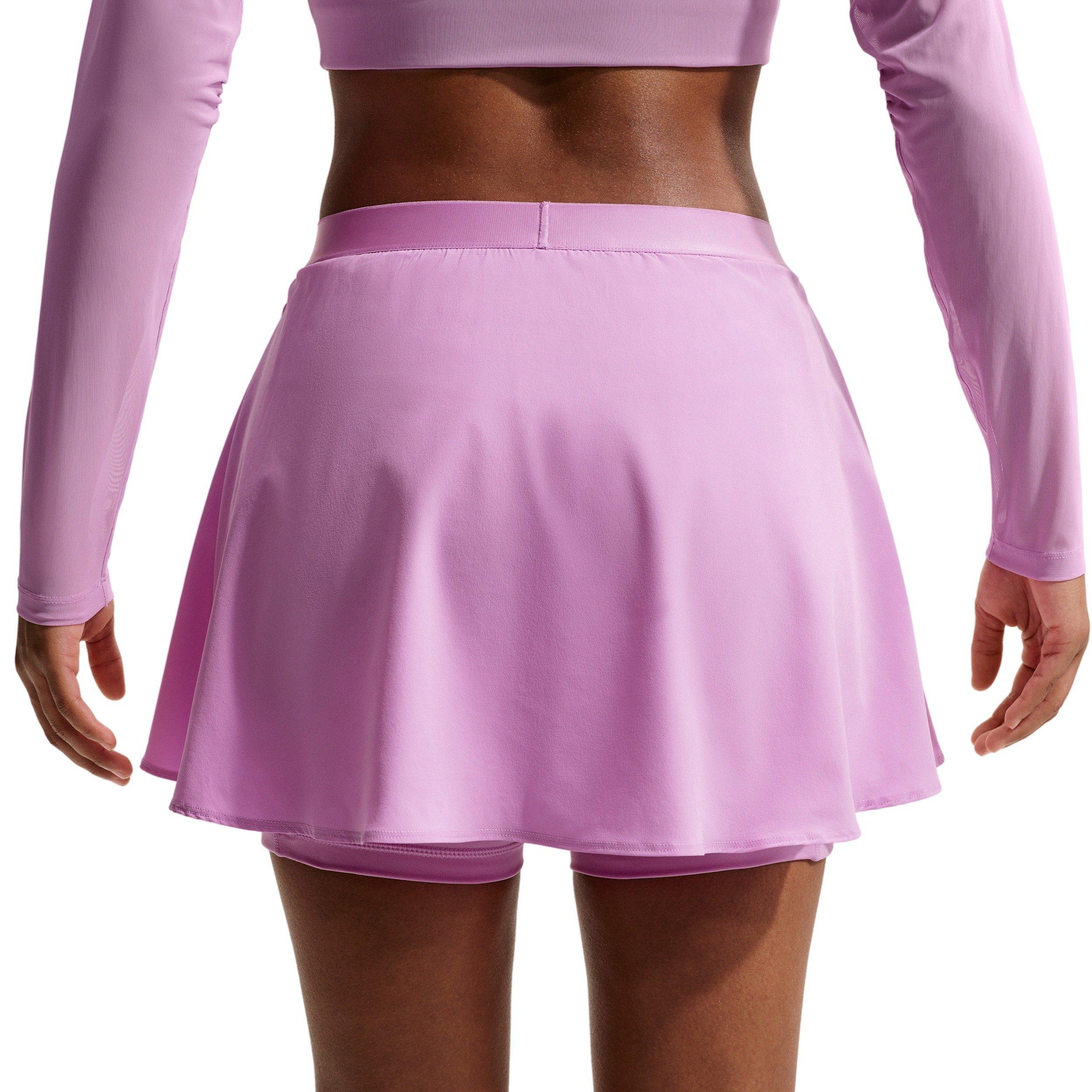 Nike Women's Court Dri-FIT High-Waisted Slam Woven Tennis Skirt - LT MAGENTA Thumbnail View 2