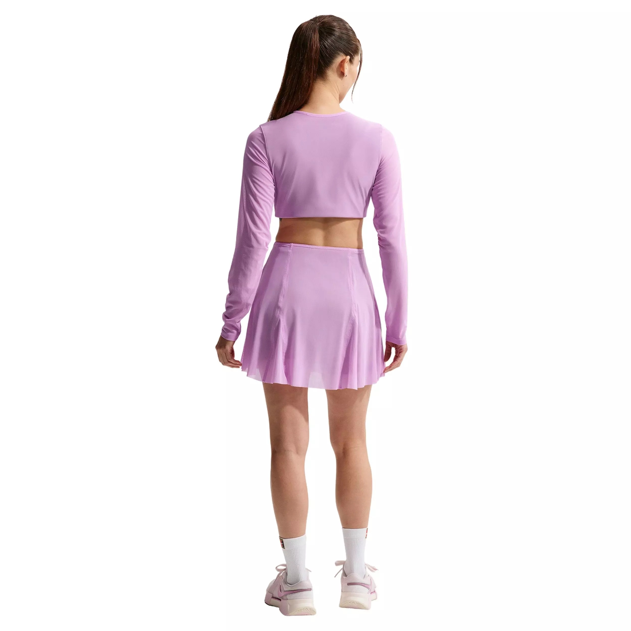 Nike Women's Court Slam High-Waisted Tennis Skirt - LT MAGENTA