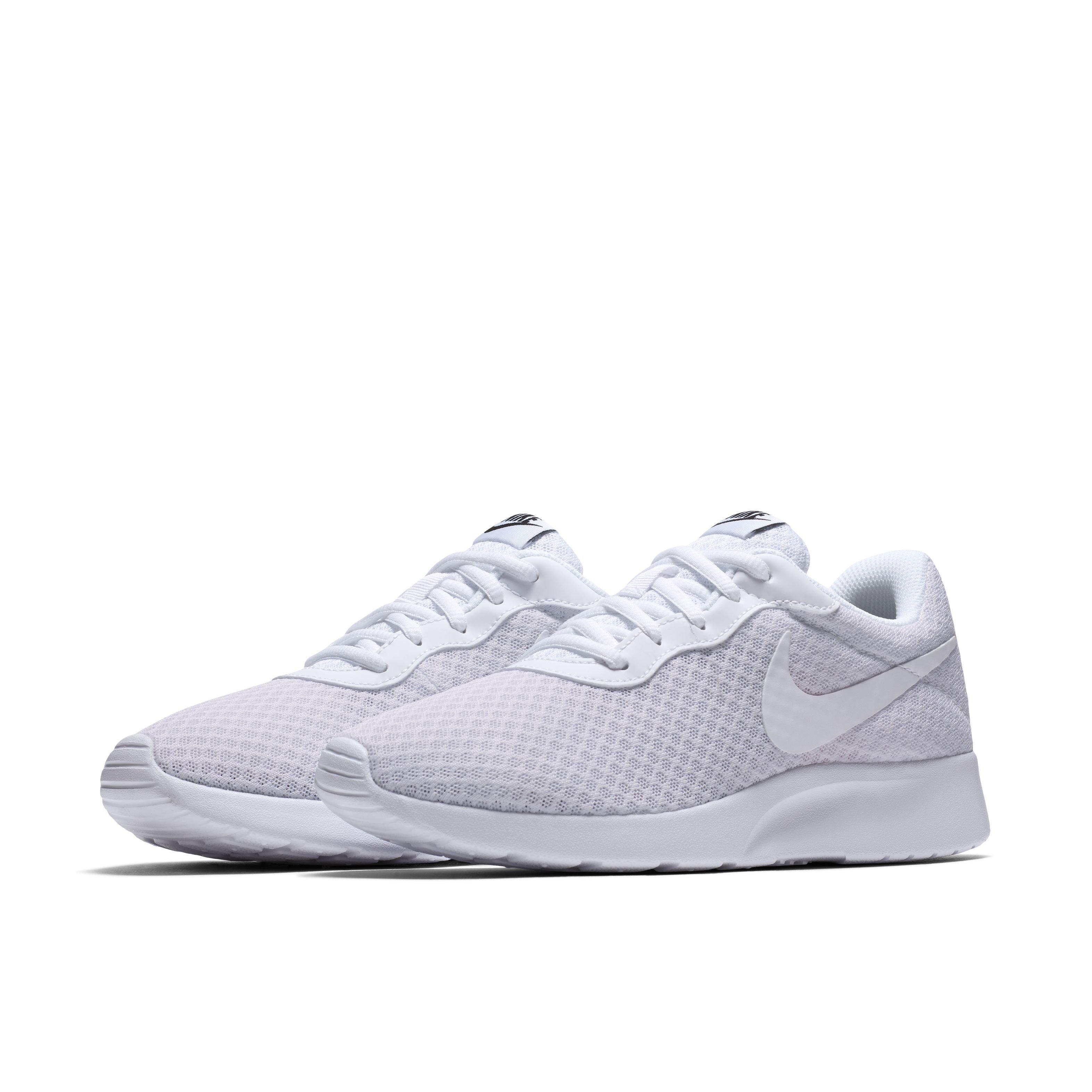 women's nike tanjun white sneakers