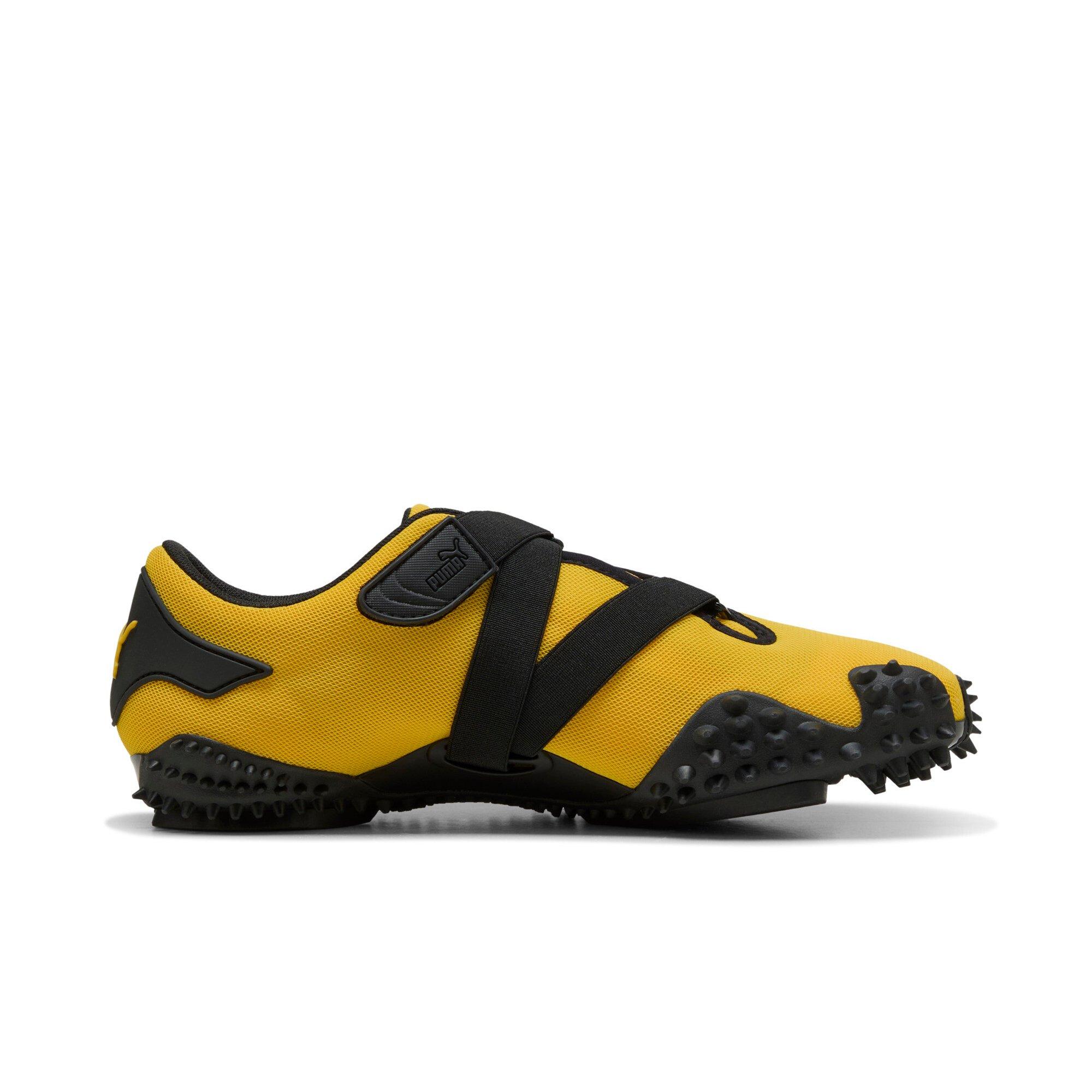 403206-15 Puma Mostro OG Prime Pelé Yellow Puma Black Men\'s Sz 10 Spikes on. Mood set. main image 4