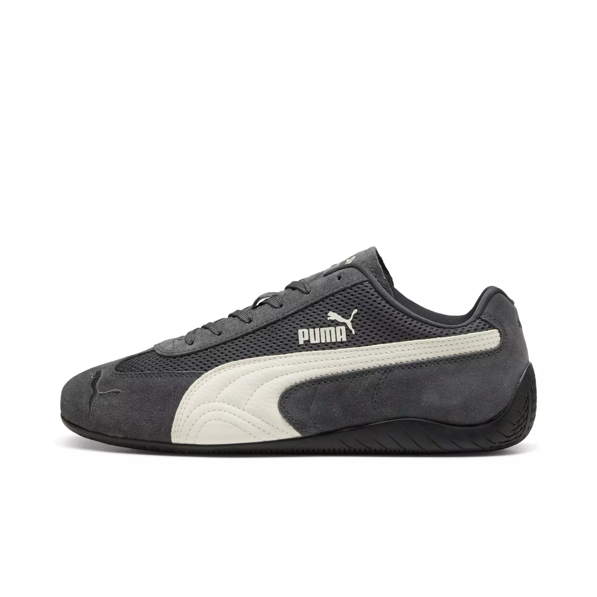 PUMA Speedcat Mesh "Dusky Grey/Warm White" Men's Shoe - GREY/WHITE