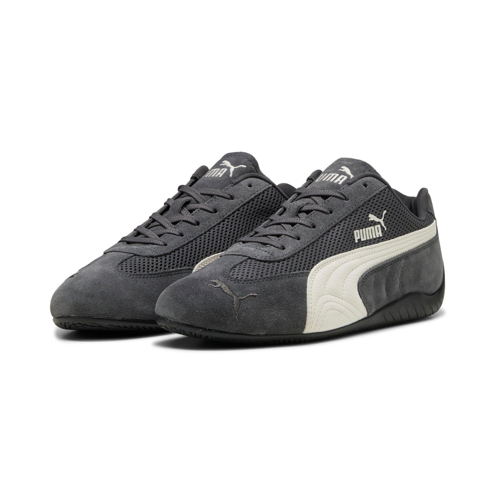 PUMA Speedcat Mesh "Dusky Grey/Warm White" Men's Shoe - GREY/WHITE Thumbnail View 3