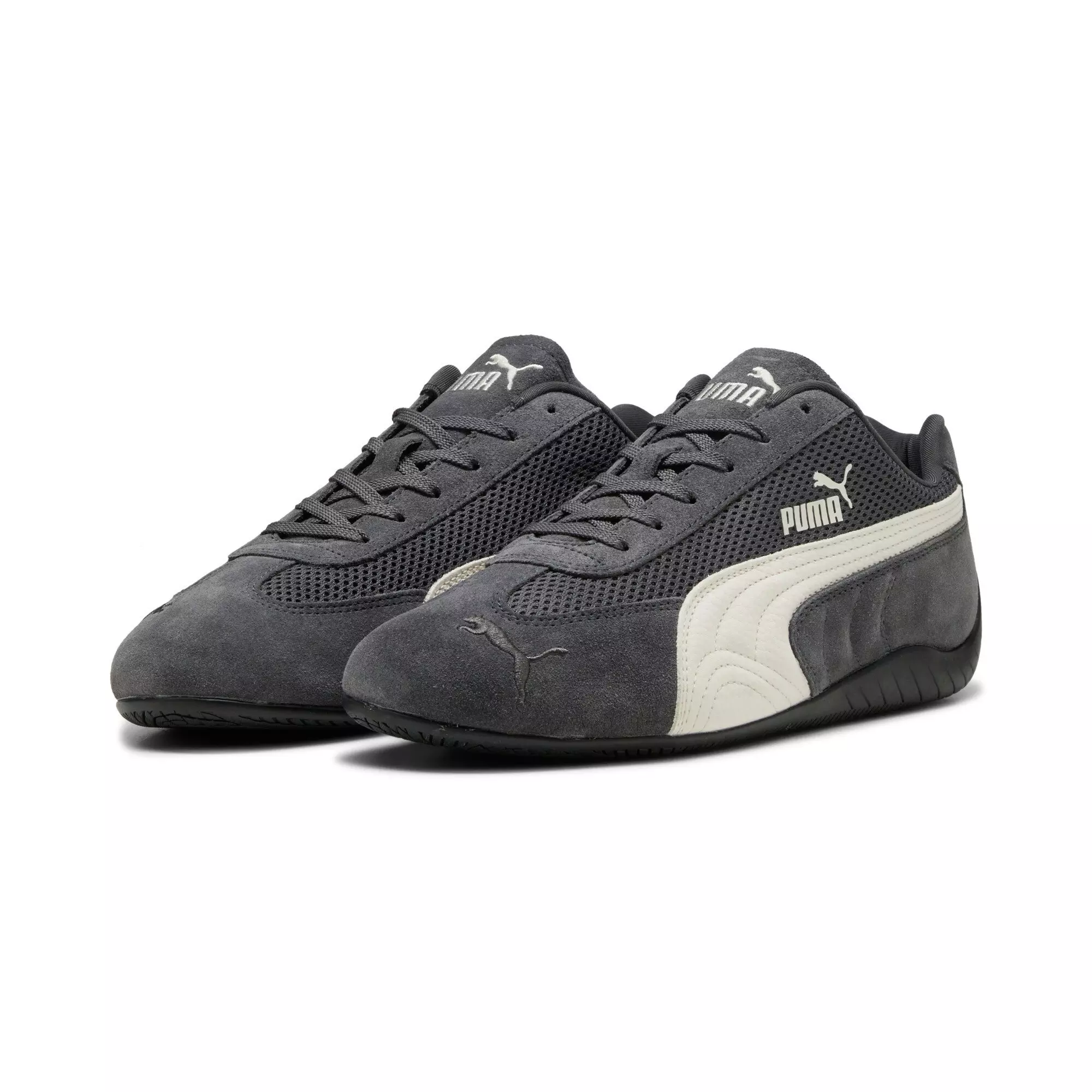 PUMA Speedcat Mesh "Dusky Grey/Warm White" Men's Shoe - GREY/WHITE