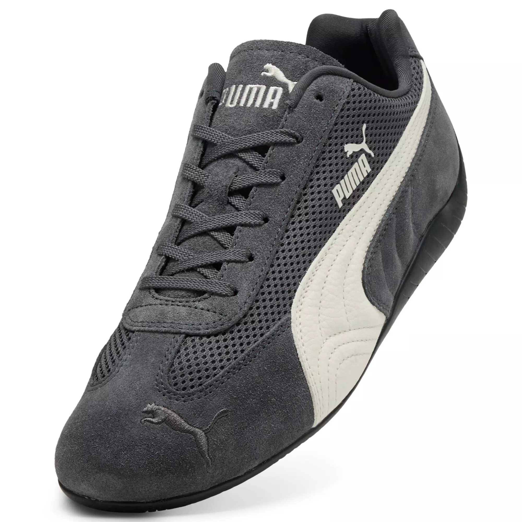 PUMA Speedcat Mesh "Dusky Grey/Warm White" Men's Shoe - GREY/WHITE