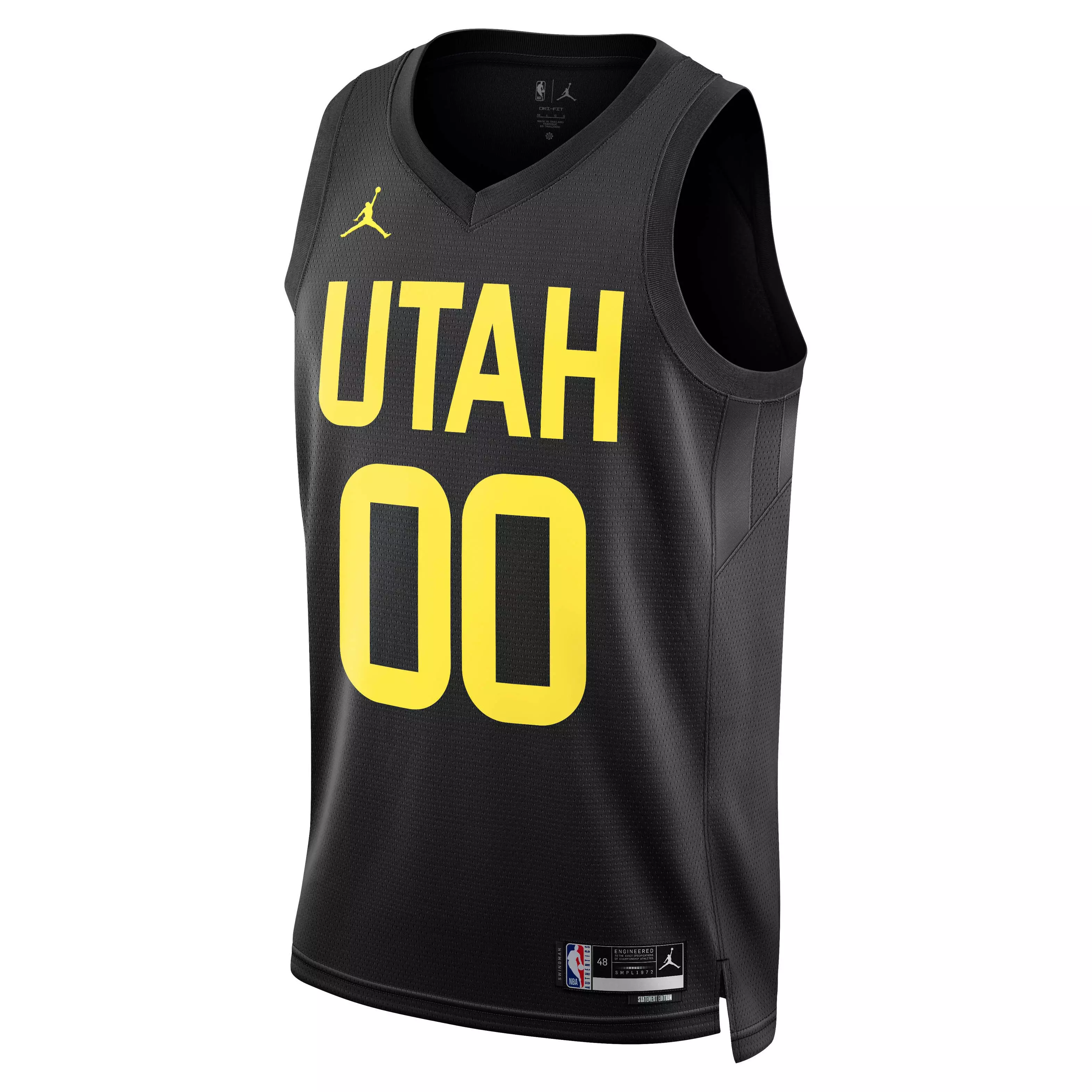 Jordan Men's Utah Jazz Statement Edition Clarkson Dri-FIT NBA Swingman Jersey - Black - BLACK