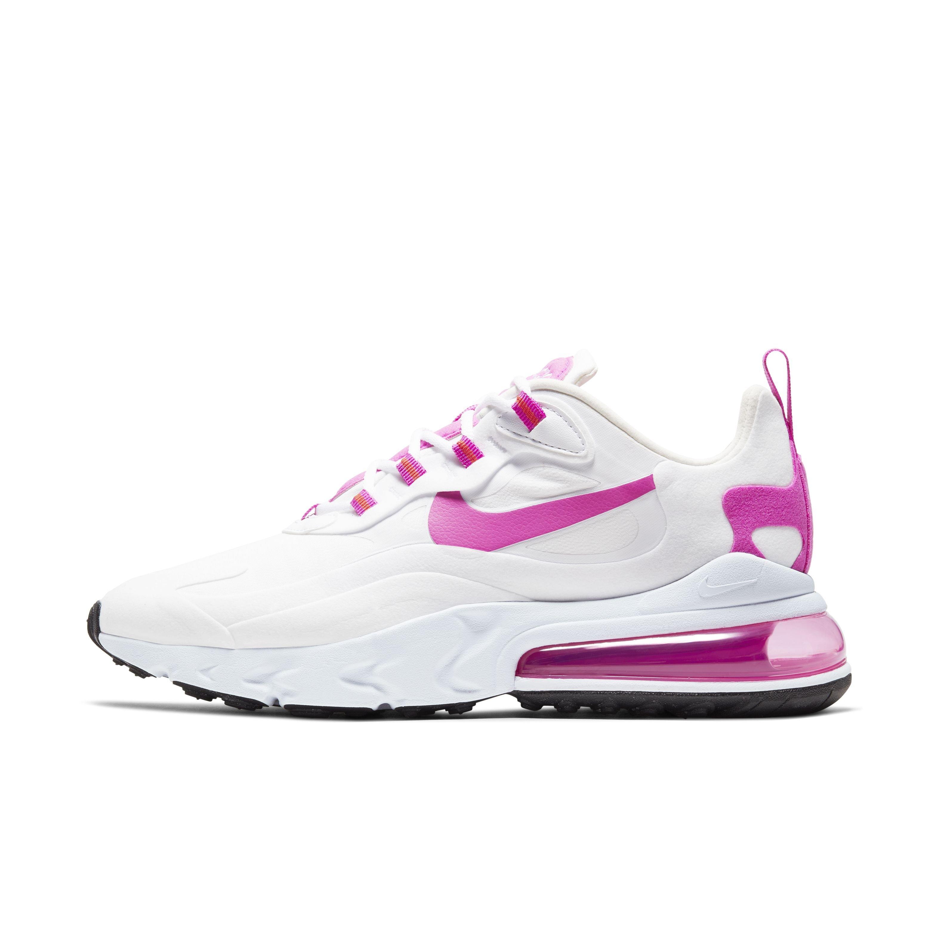 nike 270 pink and white