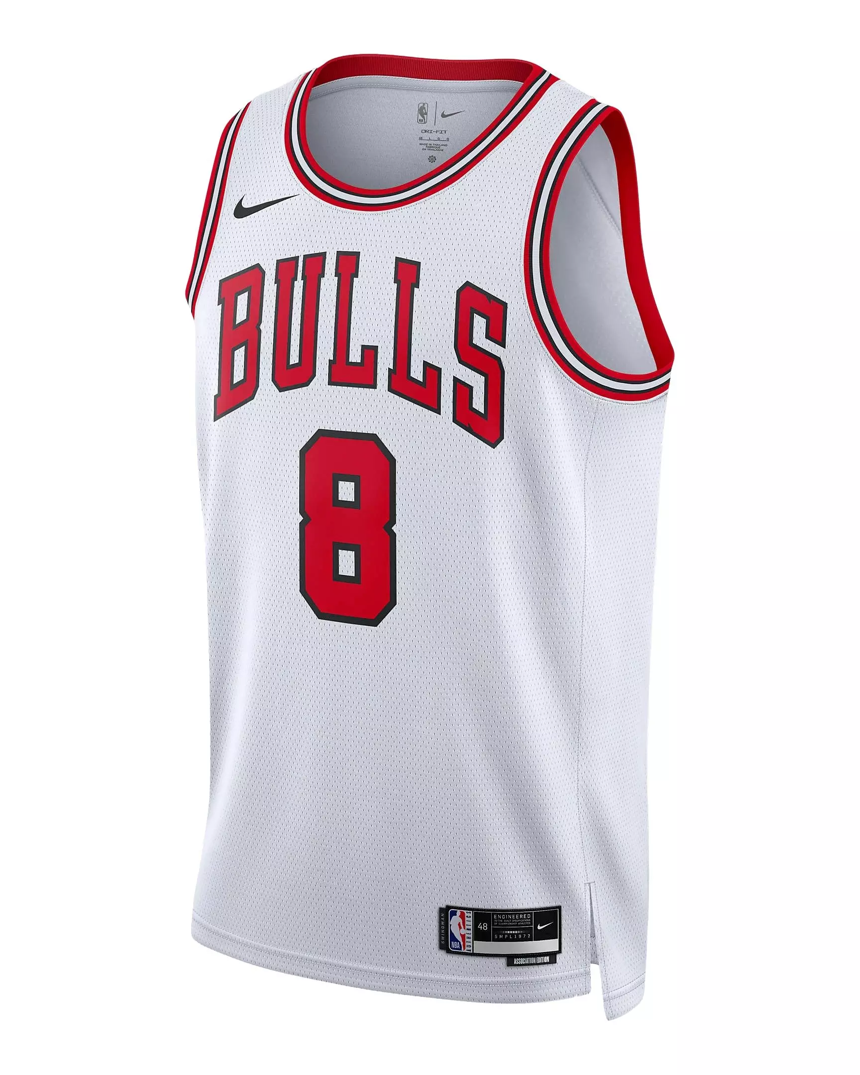 Nike Men's Chicago Bulls 2022/23 Association Edition Dri-FIT NBA Swingman Jersey - White - WHITE