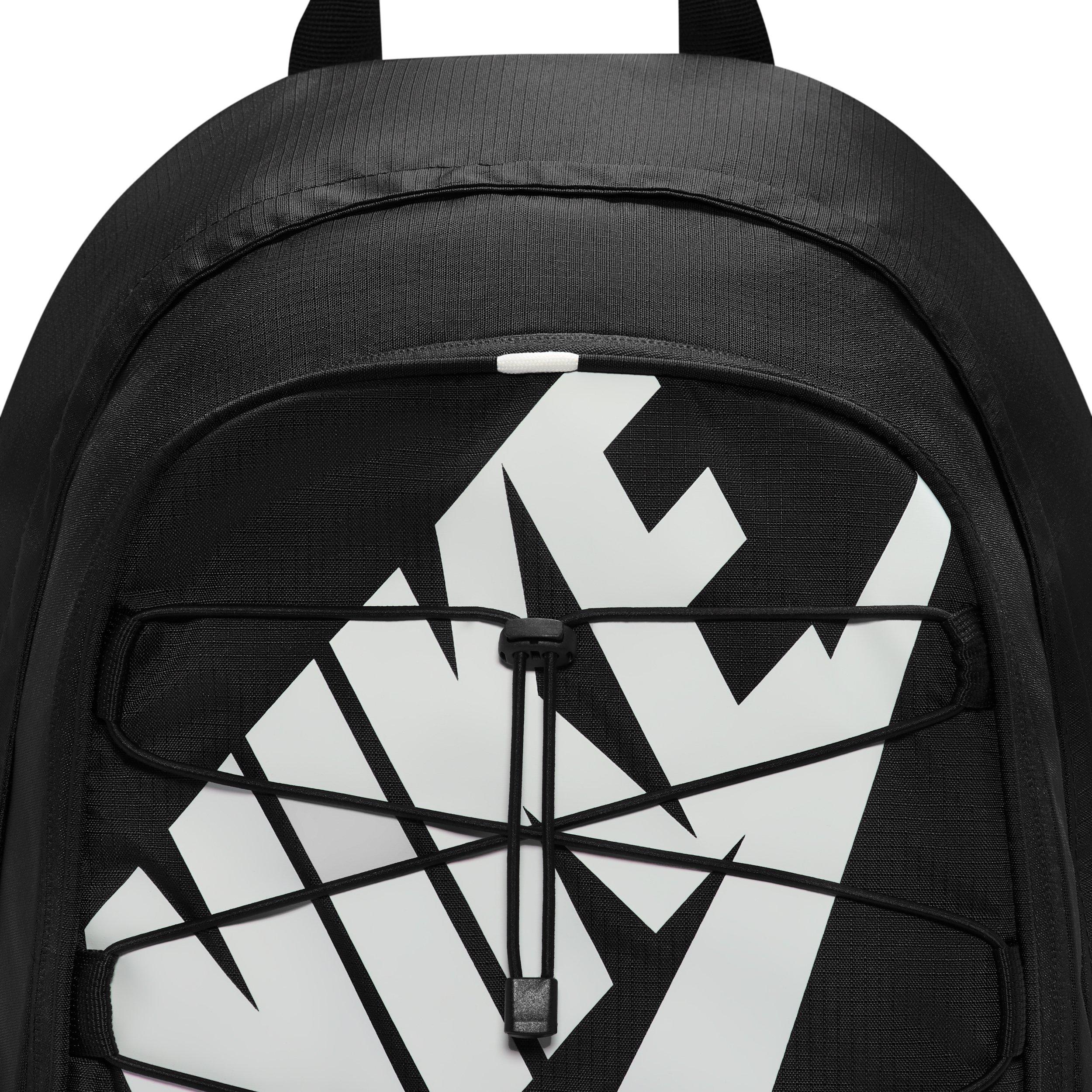 Nike Hayward Backpack - Black/Black/Off White - BLACK/BLACK/OFF WHITE Thumbnail View 6