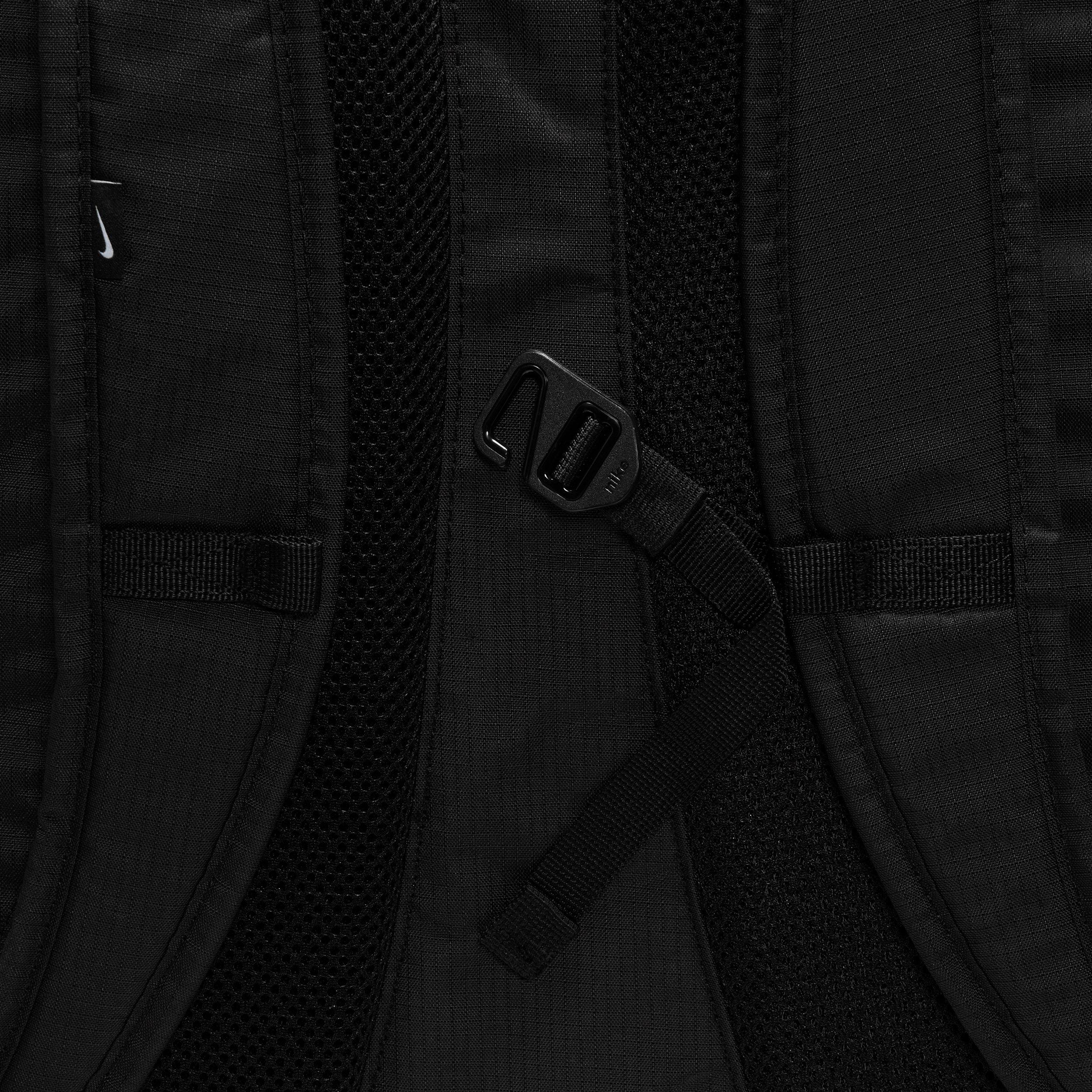 Nike Hayward Backpack - Black/Black/Off White - BLACK/BLACK/OFF WHITE Thumbnail View 7