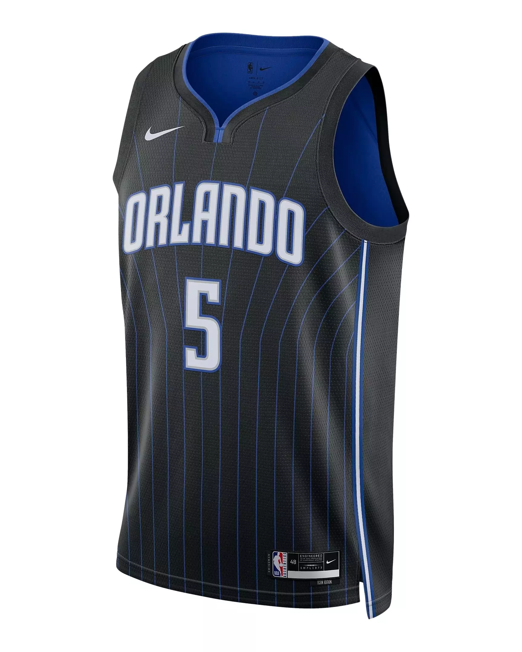 Nike Men's Banchero Orlando Magic Icon Edition 2022/23 NBA Swingman Jersey - Black - BLACK