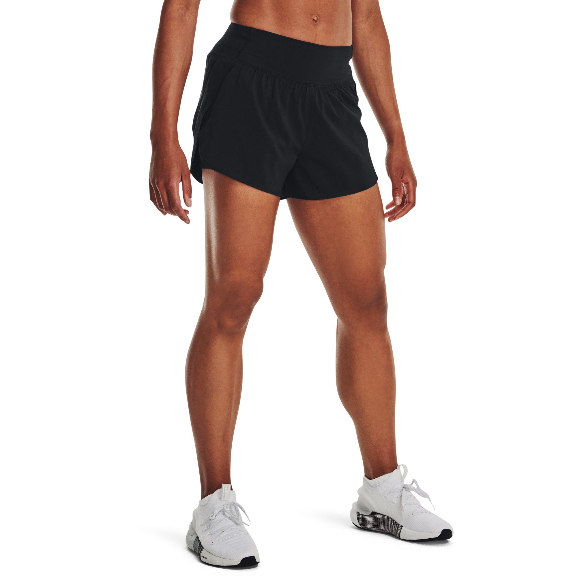 Under Armour Women's Flex Woven 2-in-1 Shorts - Black - BLACK Thumbnail View 1