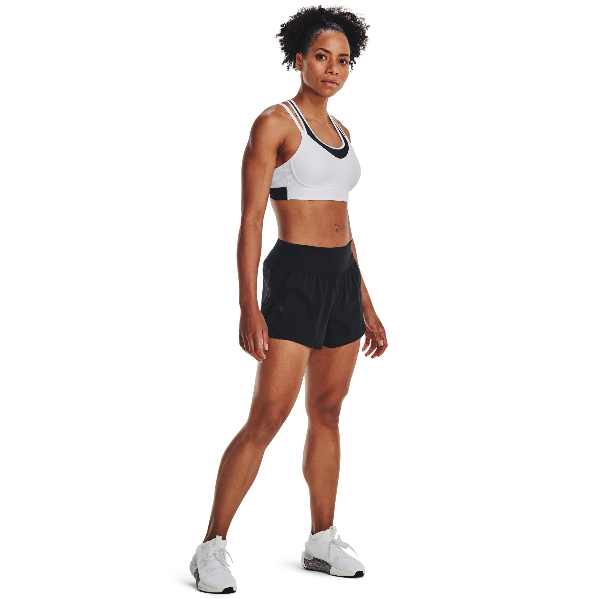 Under Armour Women's Flex Woven 2-in-1 Shorts - Black - BLACK Thumbnail View 3