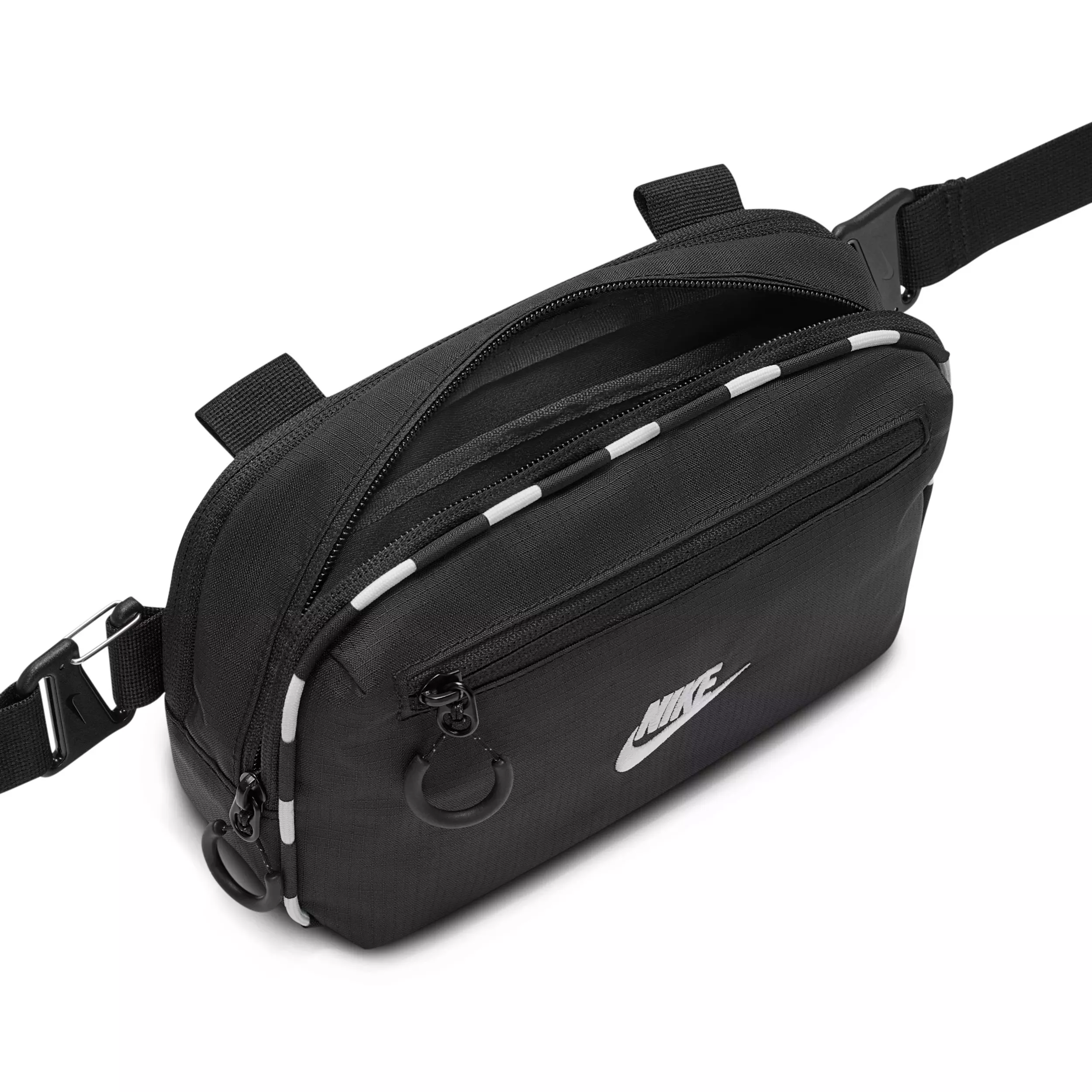 Nike Hayward Patrol Crossbody Bag - Black/Off White/Off White - BLACK/OFF WHITE/OFF WHITE