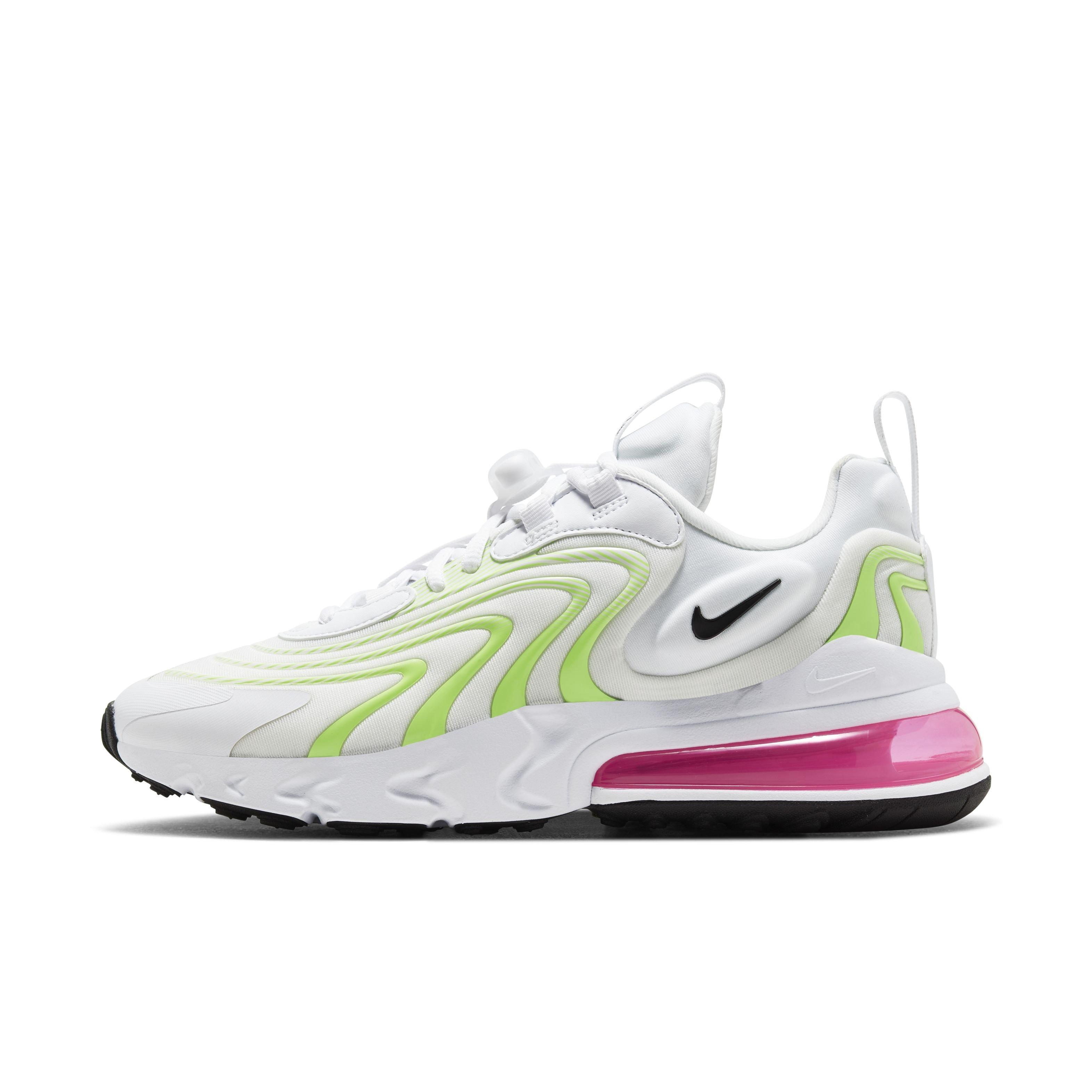 Nike Air Max 270 React Eng White Ghost Green Pink Blast Women S Shoe Hibbett City Gear