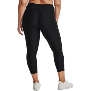 Under Armour Women's HeatGear No-Slip Waistband Ankle Leggings - Black