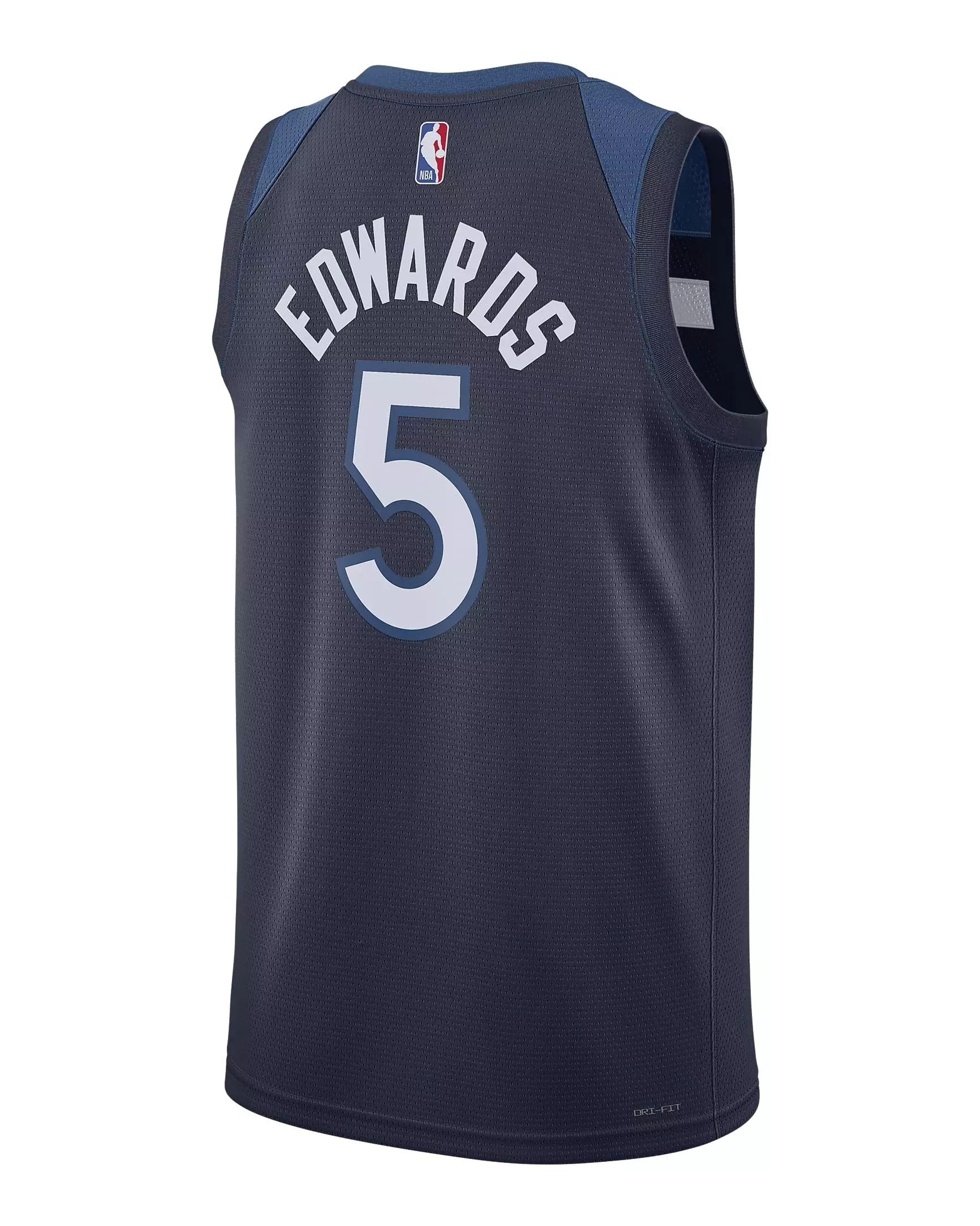 Nike Men's Edwards Minnesota Timberwolves Icon Edition 2022/23 Dri-FIT NBA Swingman Jersey - Navy - NAVY