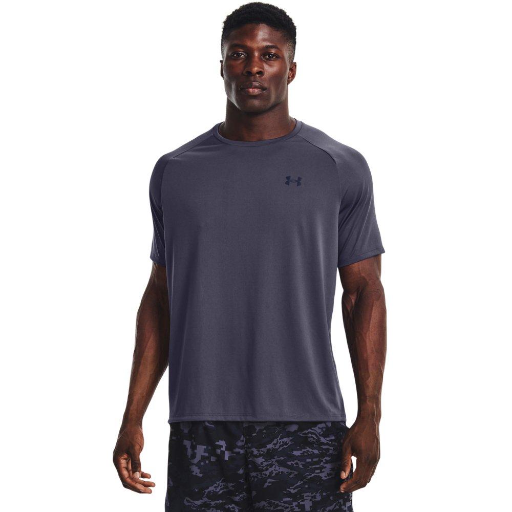 Under Armour Men's Tech 2.0 Short Sleeve Shirt - GREY Thumbnail View 1
