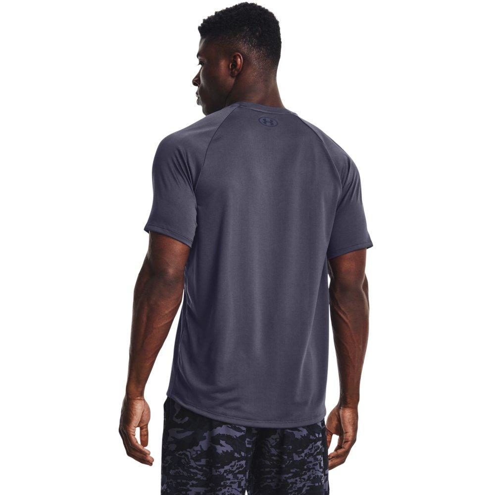 Under Armour Men's Tech 2.0 Short Sleeve Shirt - GREY Thumbnail View 2