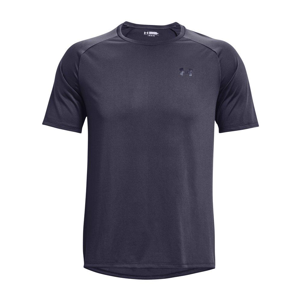 Under Armour Men's Tech 2.0 Short Sleeve Shirt - GREY Thumbnail View 4
