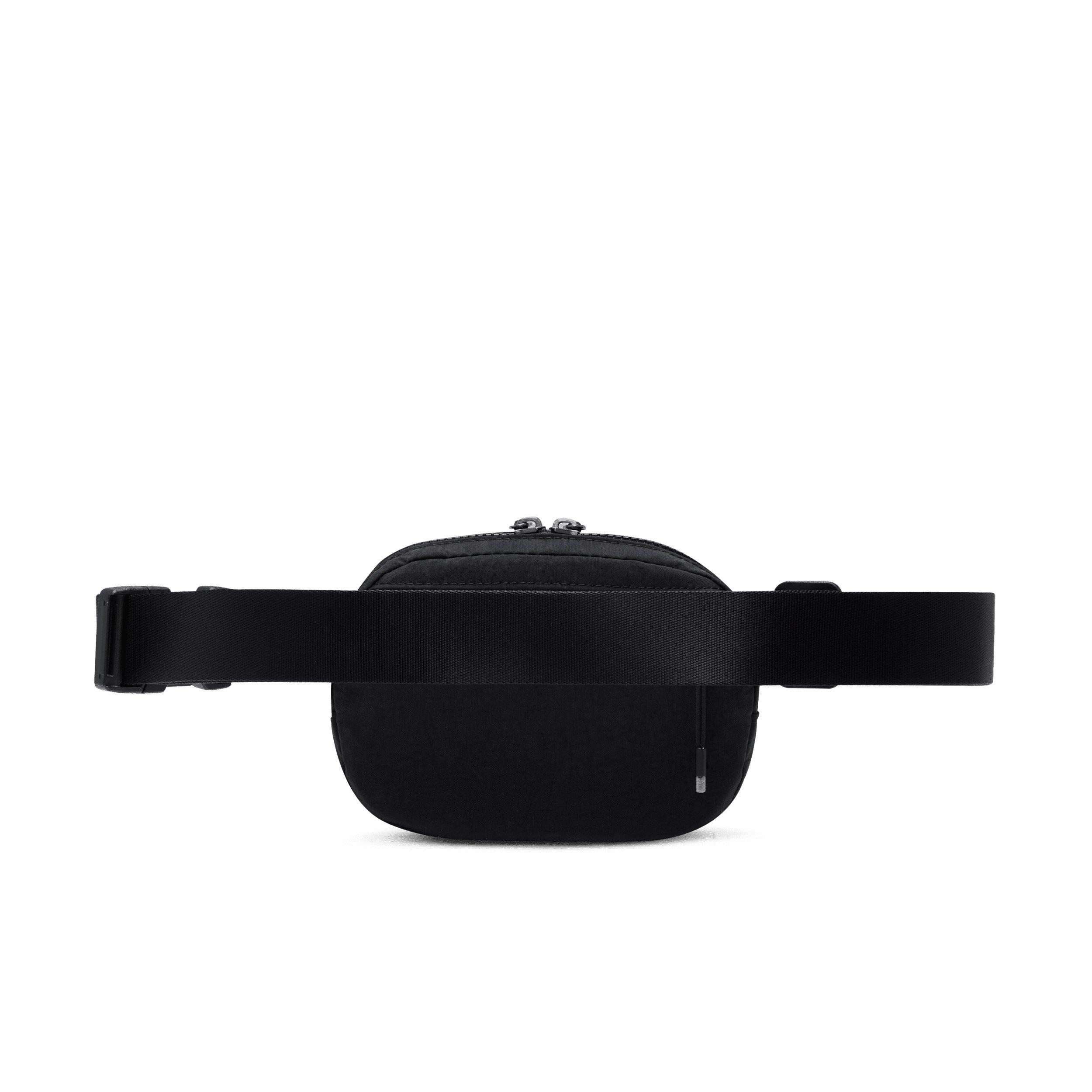 Nike Aura 2L Crossbody Bag - Black/Black/Gunmetal - BLACK/BLACK/GUNMETAL Thumbnail View 3