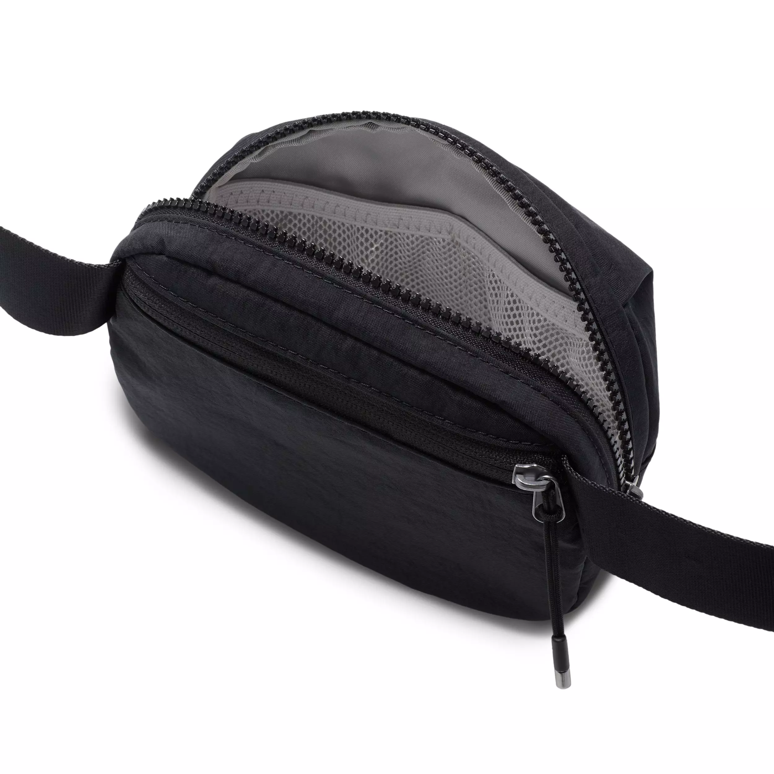 Nike Aura 2L Crossbody Bag - Black/Black/Gunmetal - BLACK/BLACK/GUNMETAL