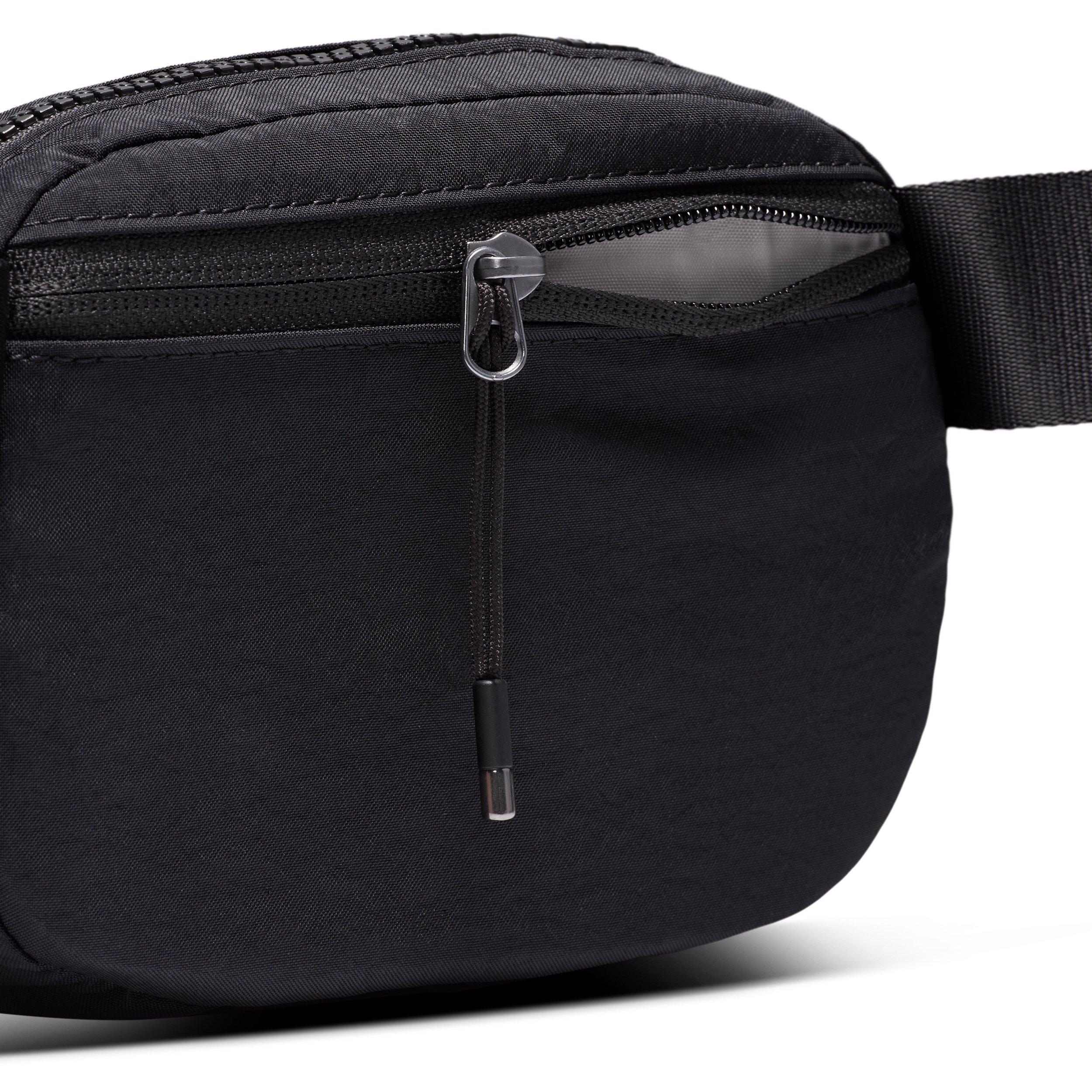 Nike Aura 2L Crossbody Bag - Black/Black/Gunmetal - BLACK/BLACK/GUNMETAL Thumbnail View 6