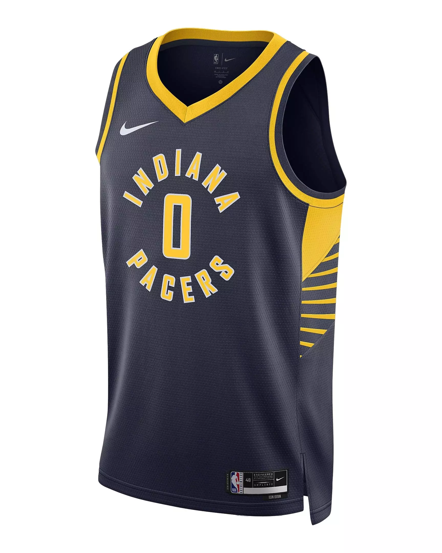 Nike Men's Haliburton Indiana Pacers Icon Edition 2022/23 Dri-FIT NBA Swingman Jersey - Navy - NAVY