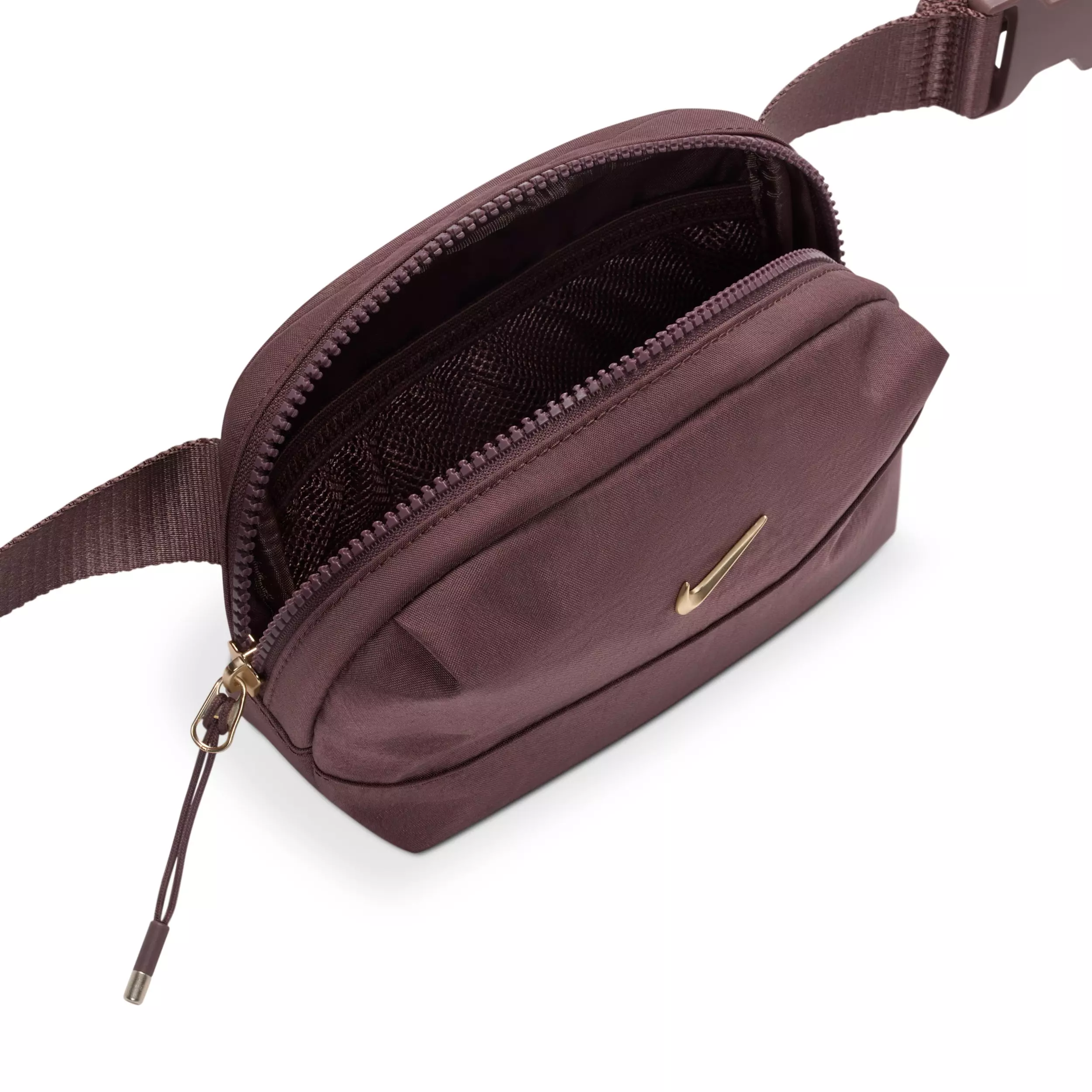 Nike Aura 2L Crossbody Bag - Tattoo/Tattoo/Light Transparent Gold - TATTOO/TATTOO/LT GOLD