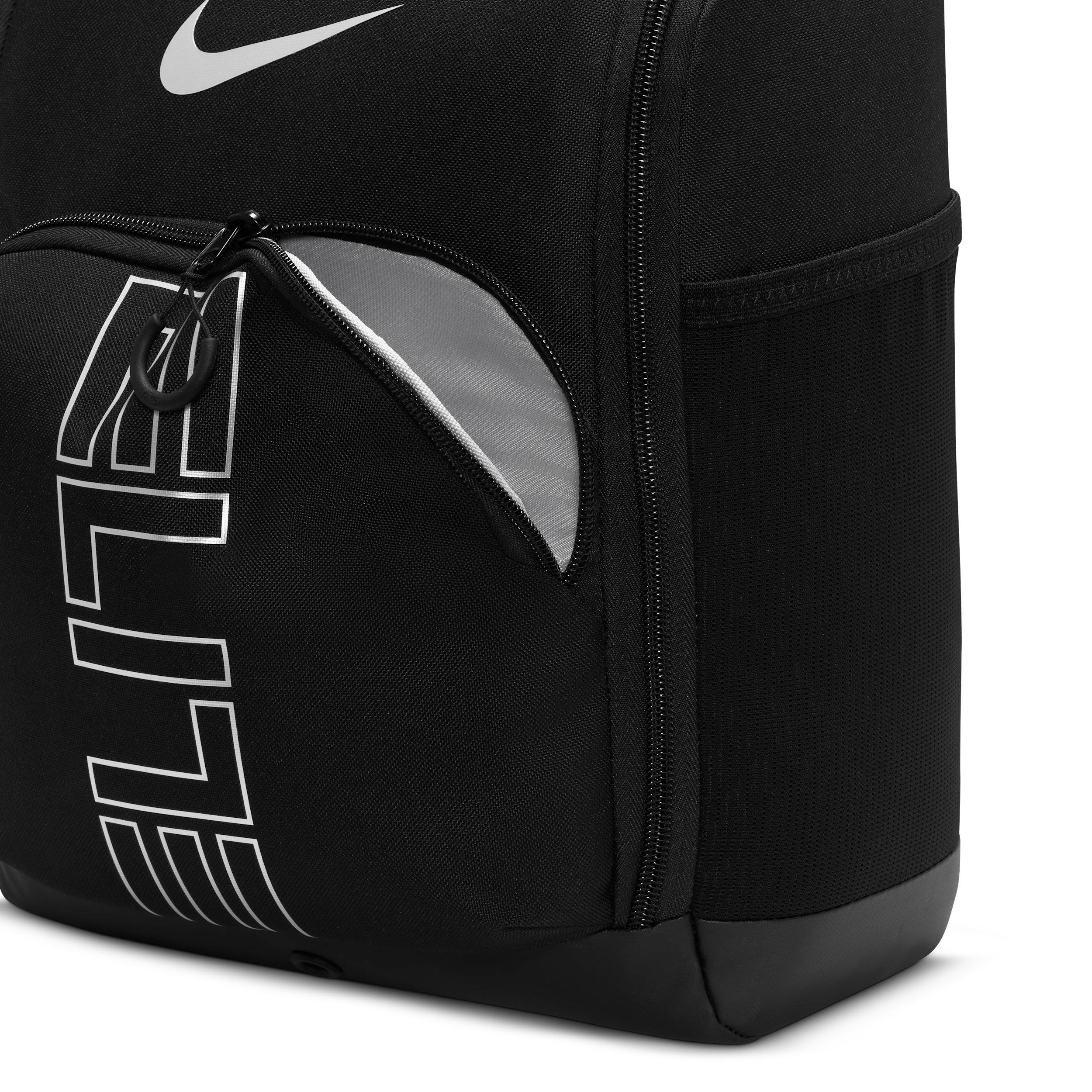 Nike Varsity Elite Bag - Black/Black/Metallic Silver - BLACK/BLACK/SILVER Thumbnail View 5