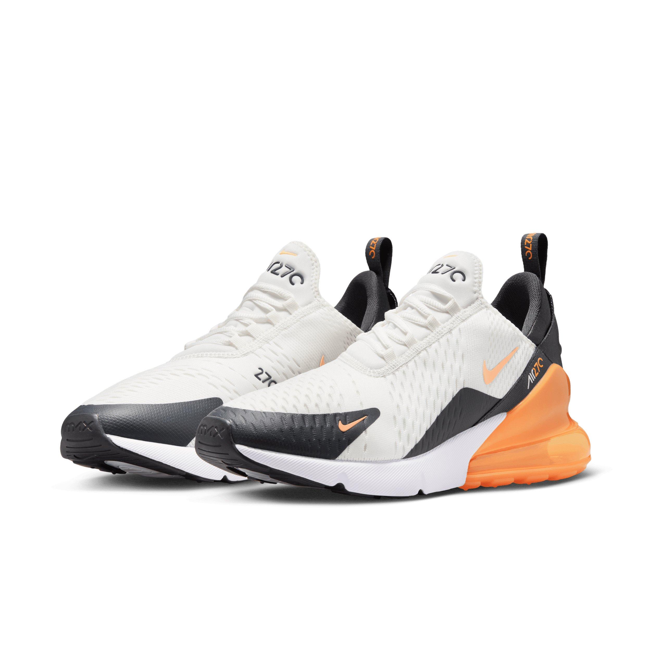 Nike Air Max 270 "Summit White/Anthracite/White/Laser Orange" Men's Shoe - WHITE/ANTHRACITE/WHITE/ORANGE Thumbnail View 3