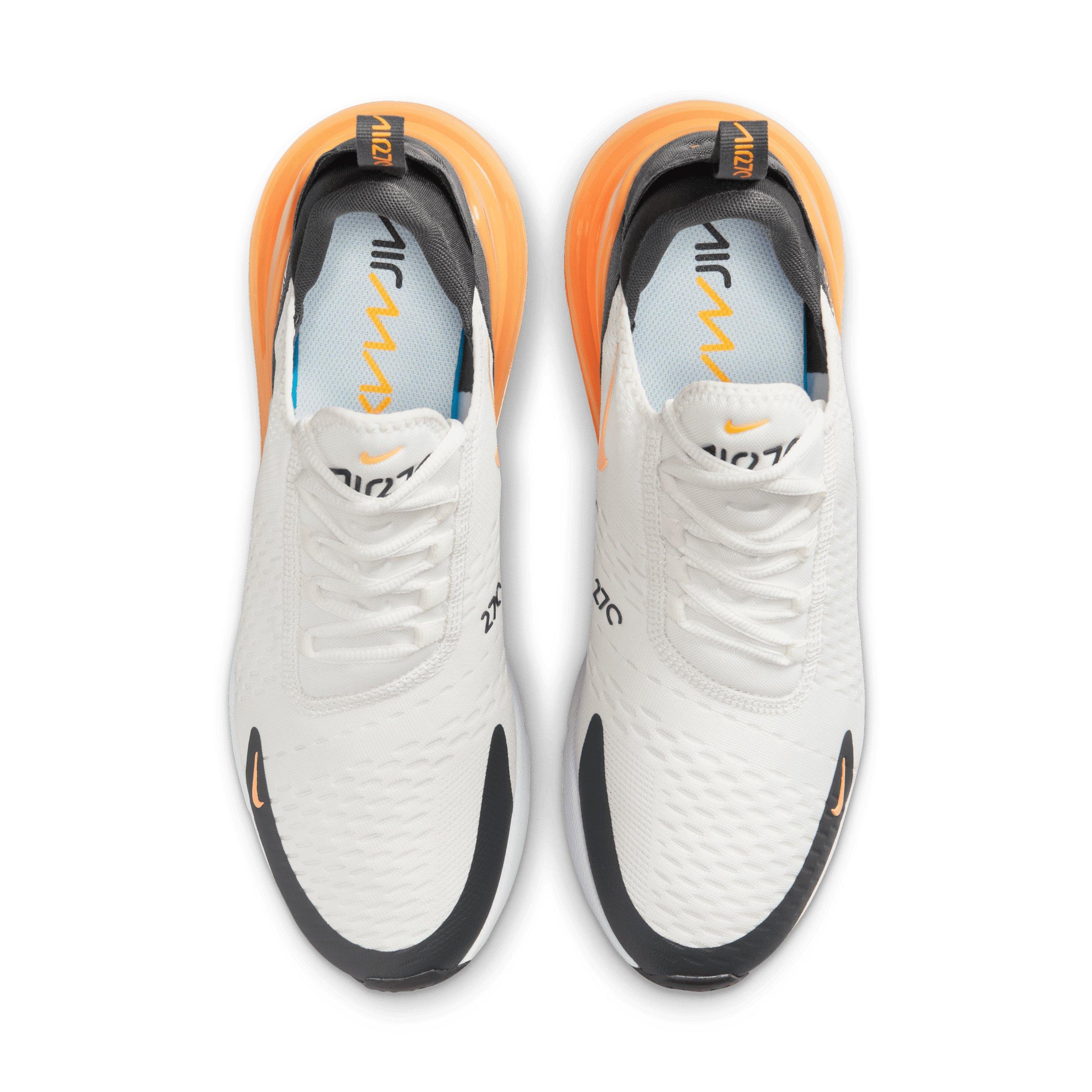 Nike Air Max 270 "Summit White/Anthracite/White/Laser Orange" Men's Shoe - WHITE/ANTHRACITE/WHITE/ORANGE Thumbnail View 4