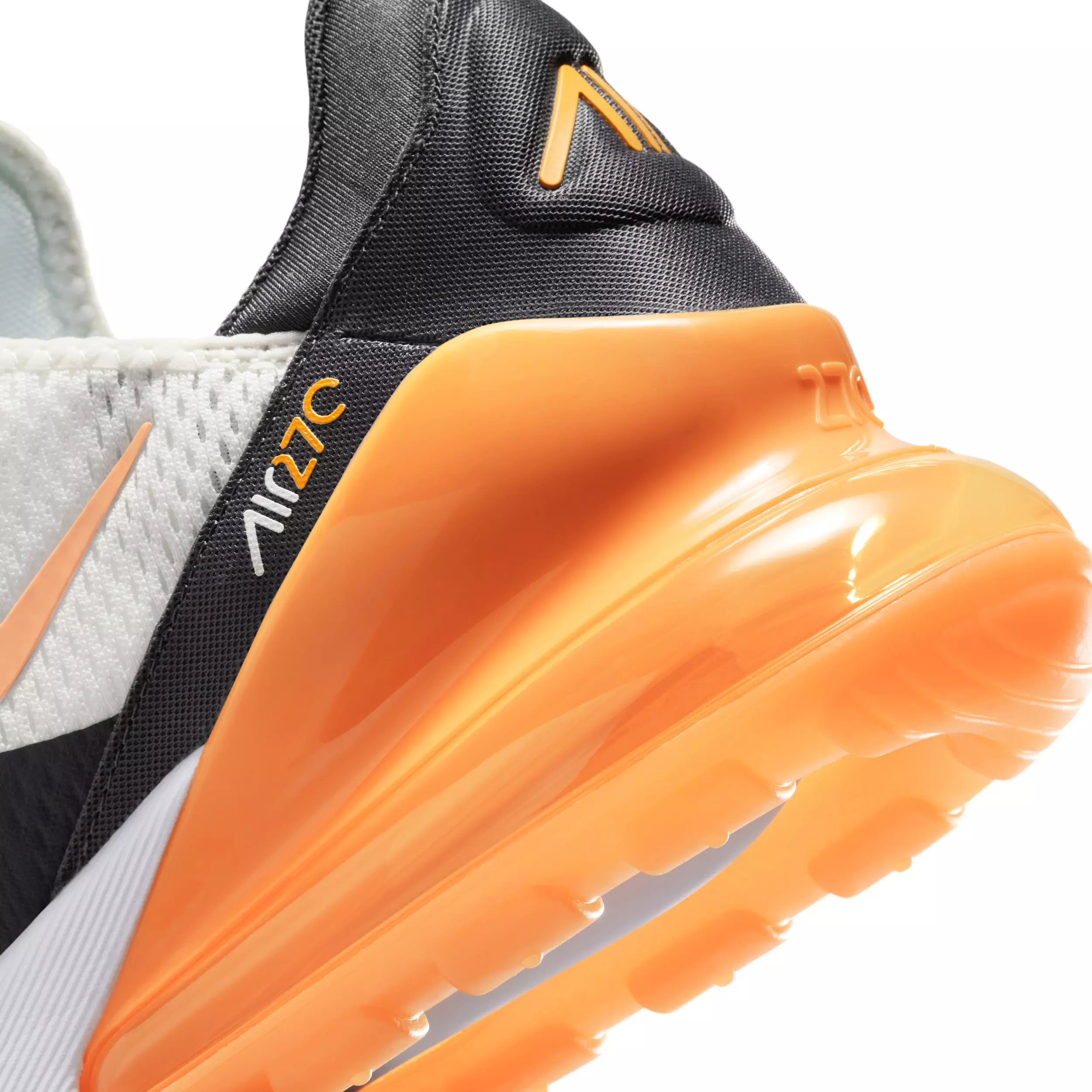 Nike Air Max 270 "Summit White/Anthracite/White/Laser Orange" Men's Shoe - WHITE/ANTHRACITE/WHITE/ORANGE