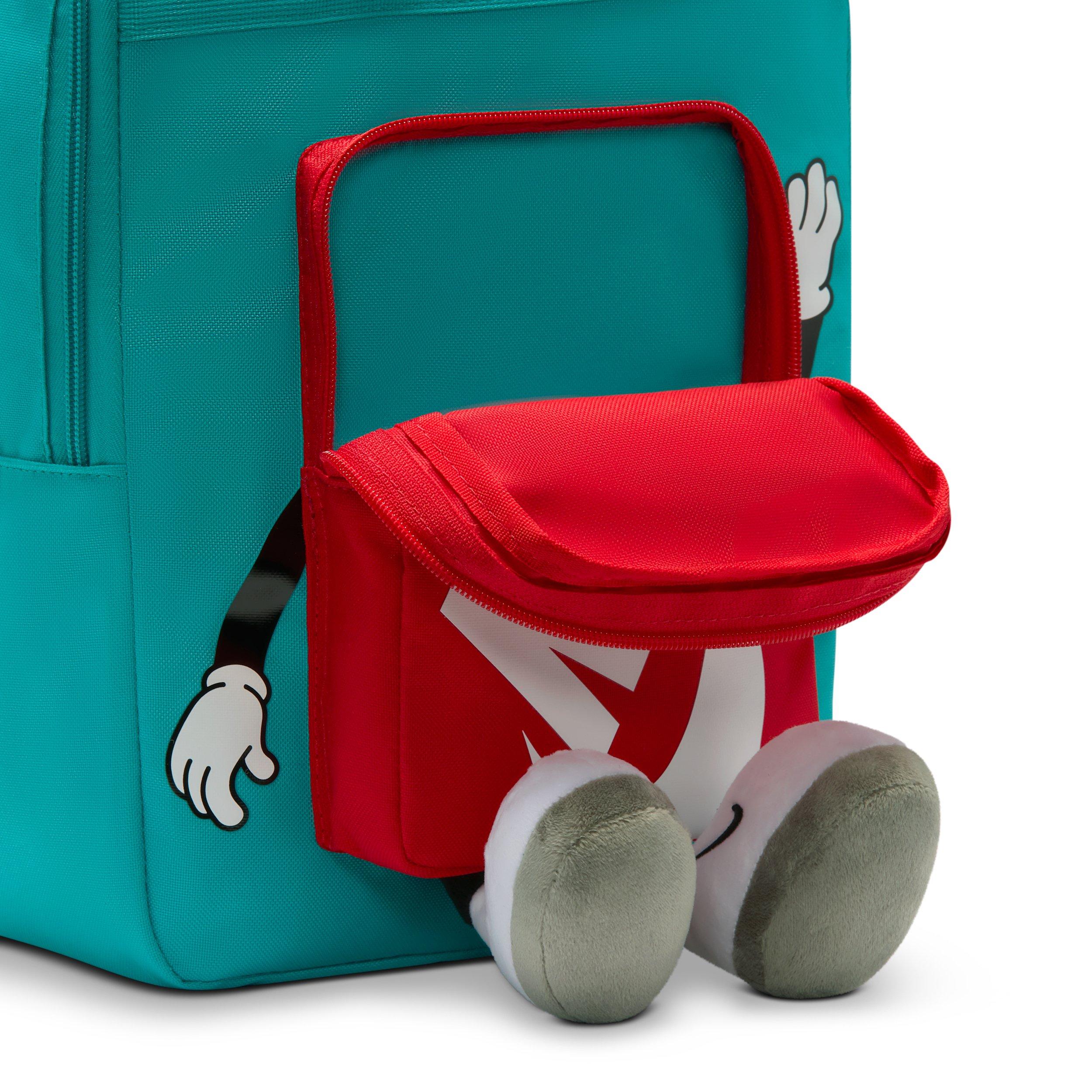 Nike Kids' Boxy Backpack - Dusty Cactus/University Red/White - CACTUS/RED/WHITE Thumbnail View 6