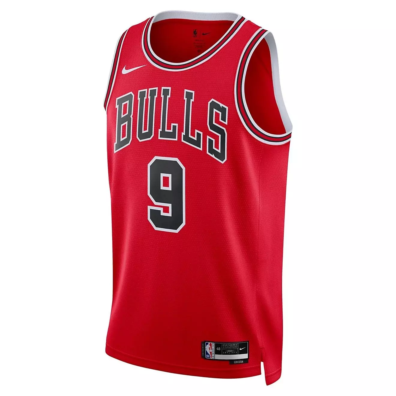 Nike Men's Chicago Bulls Icon Edition 2022/23 Dri-FIT NBA Swingman Jersey - Red - RED