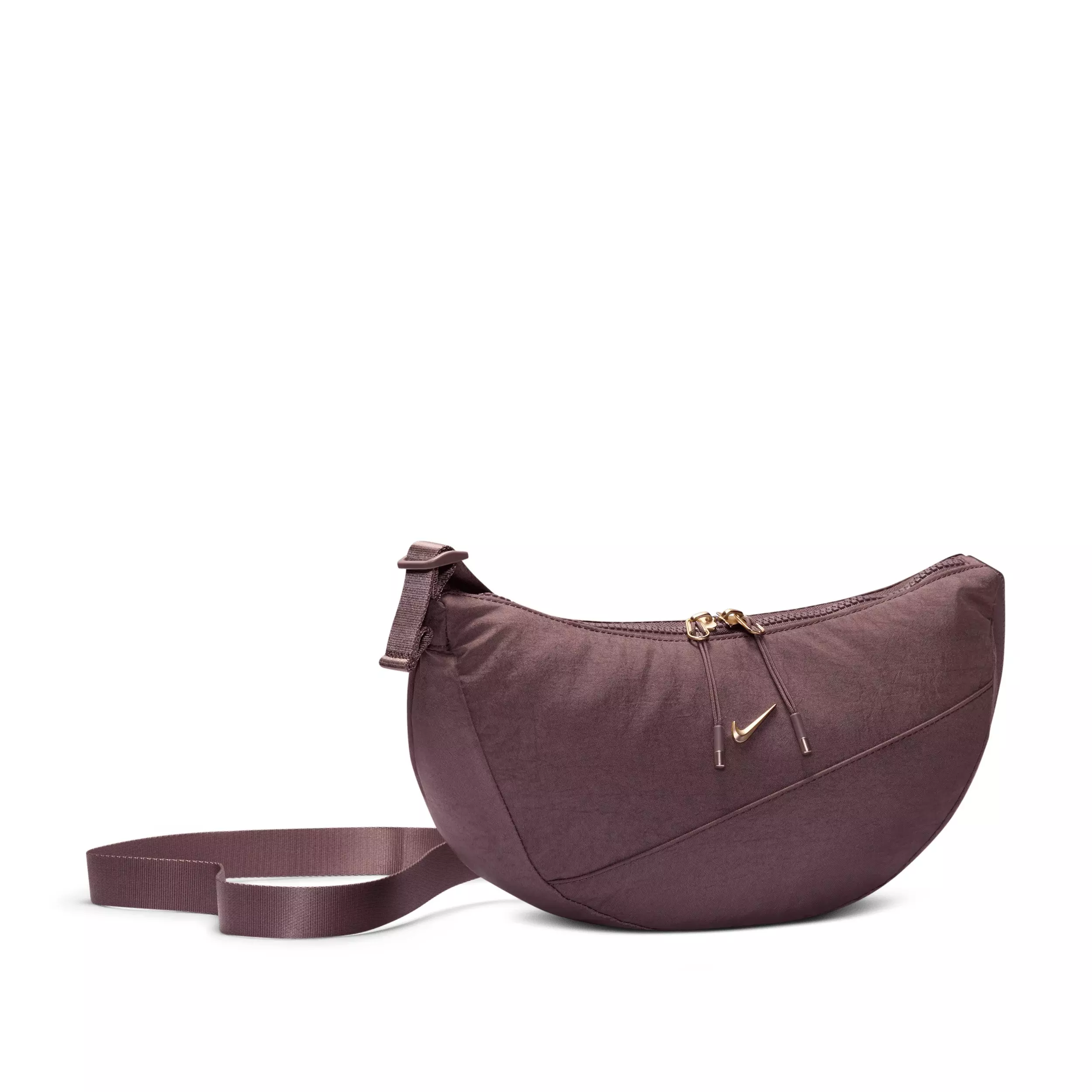 Nike Aura Crescent Crossbody Bag - Tattoo/Tattoo/Light Transparent Gold - TATTOO/TATTOO/LT GOLD