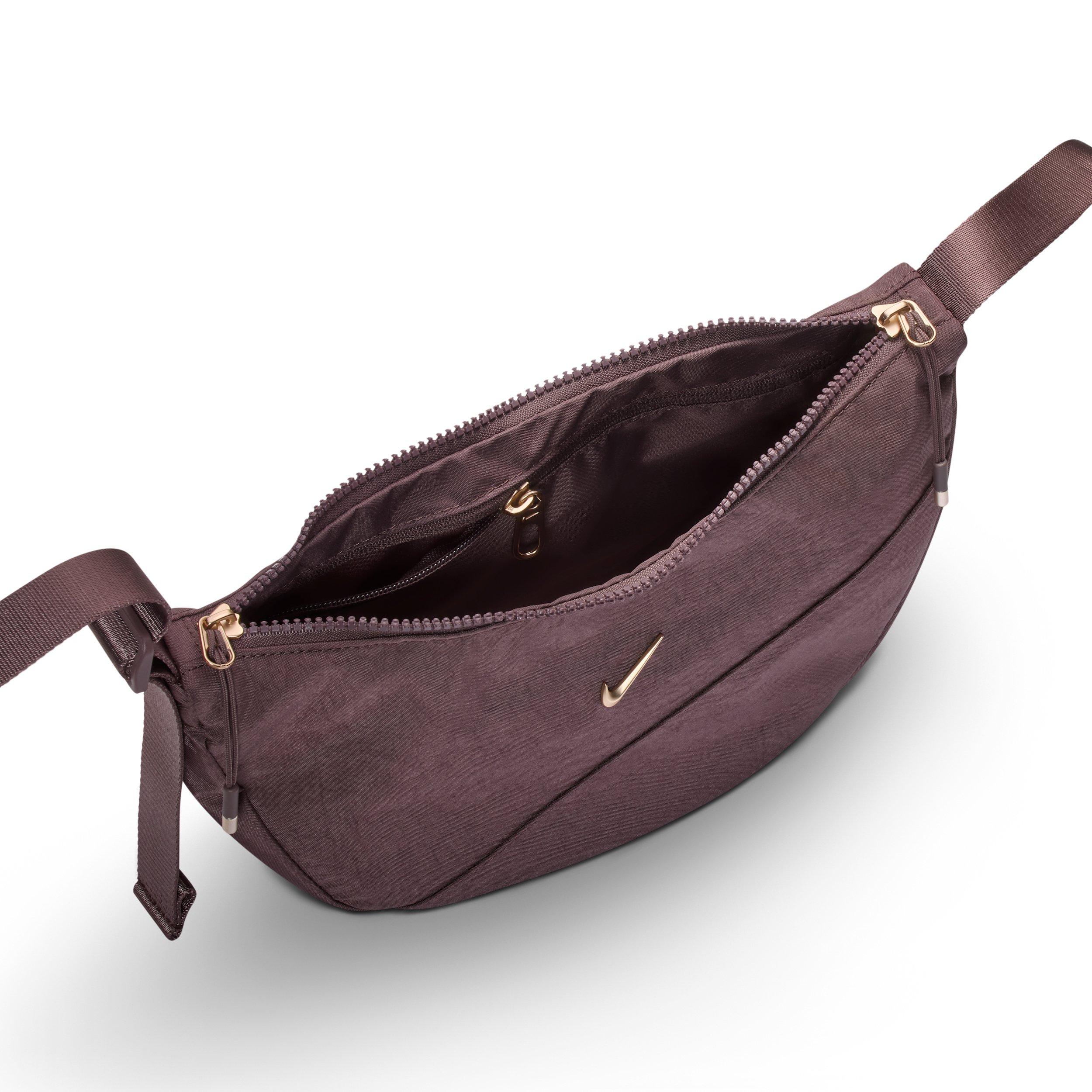 Nike Aura Crescent Crossbody Bag - Tattoo/Tattoo/Light Transparent Gold - TATTOO/TATTOO/LT GOLD Thumbnail View 4