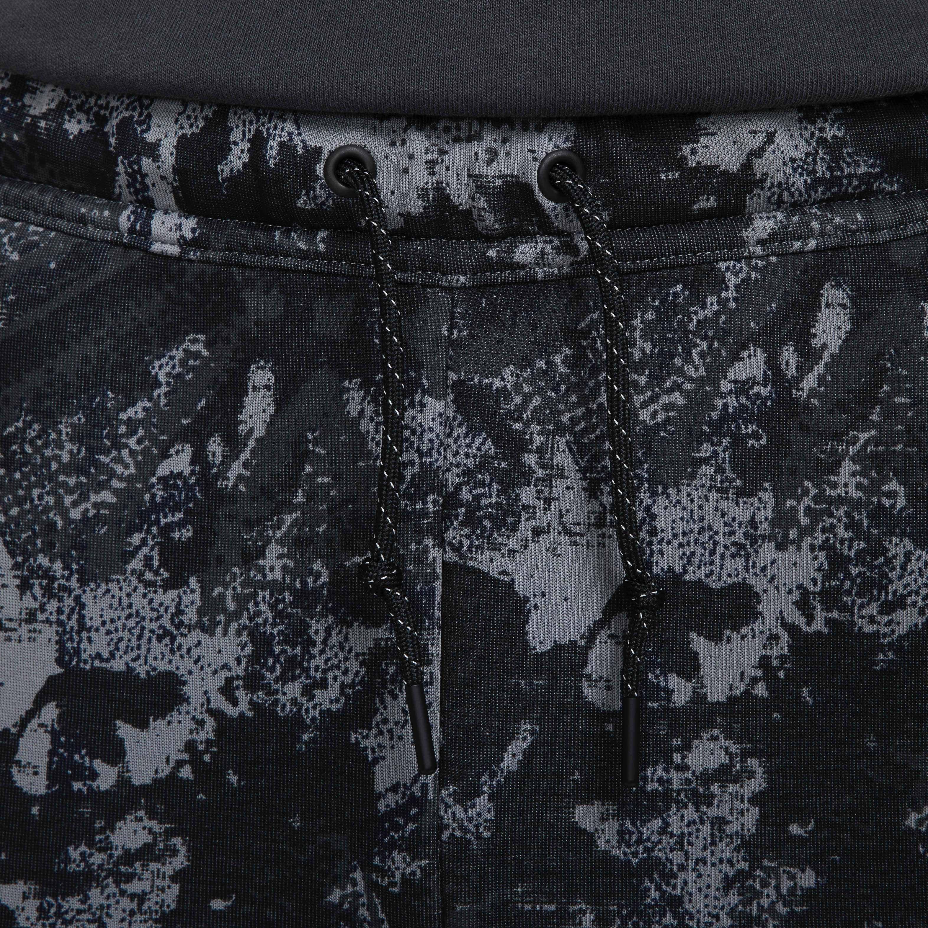 Nike Men's Tech Fleece Gel Camo Joggers - GREY Thumbnail View 3