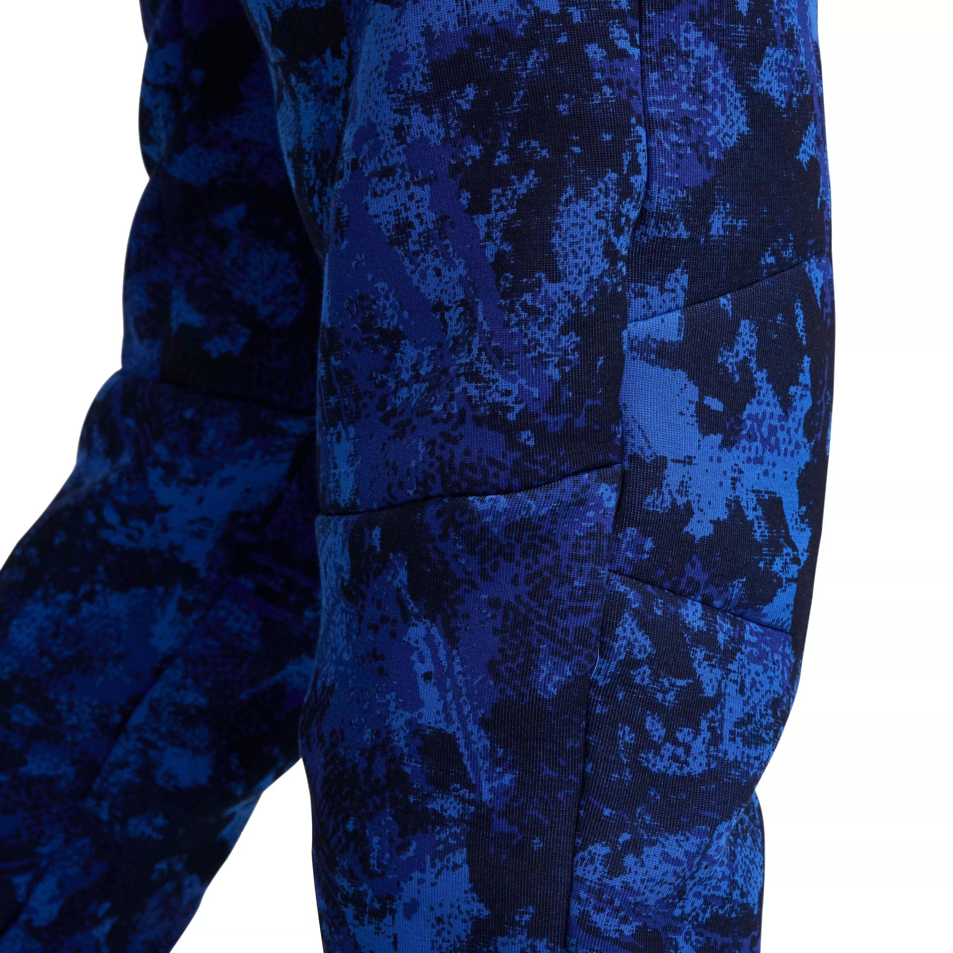 Nike Men's Tech Fleece Gel Camo Joggers - ROYAL