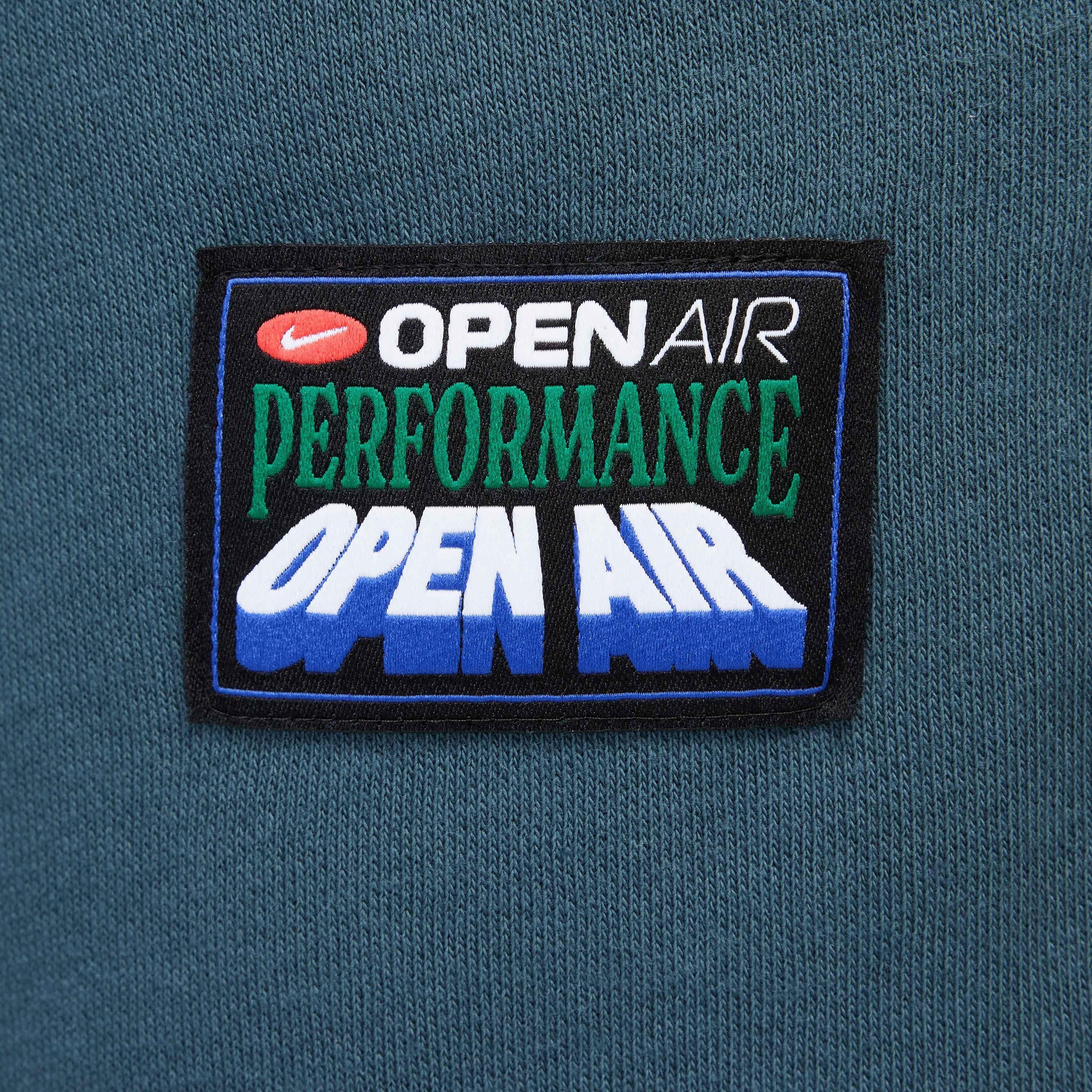 Nike Men's Club Fleece Cuff Pants - Green - GREEN Thumbnail View 5