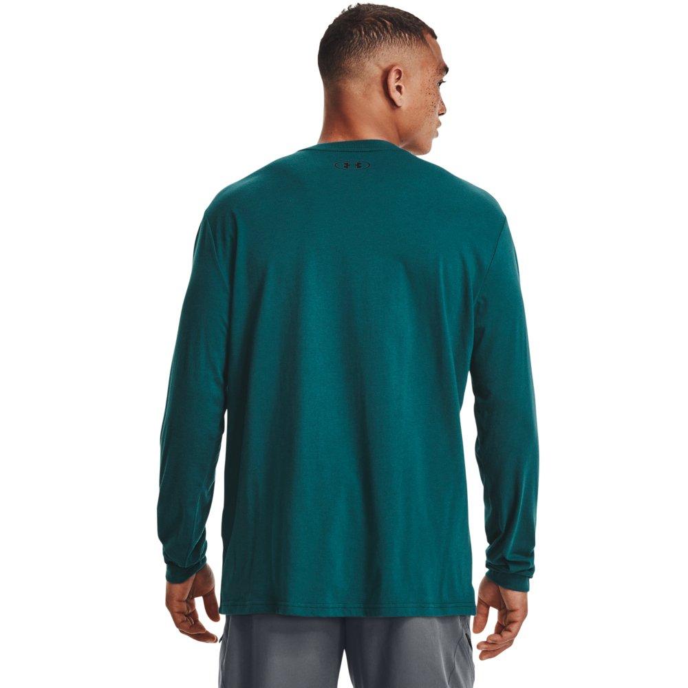 Under Armour Men's Sportstyle Left Chest Shirt - BLUE Thumbnail View 2