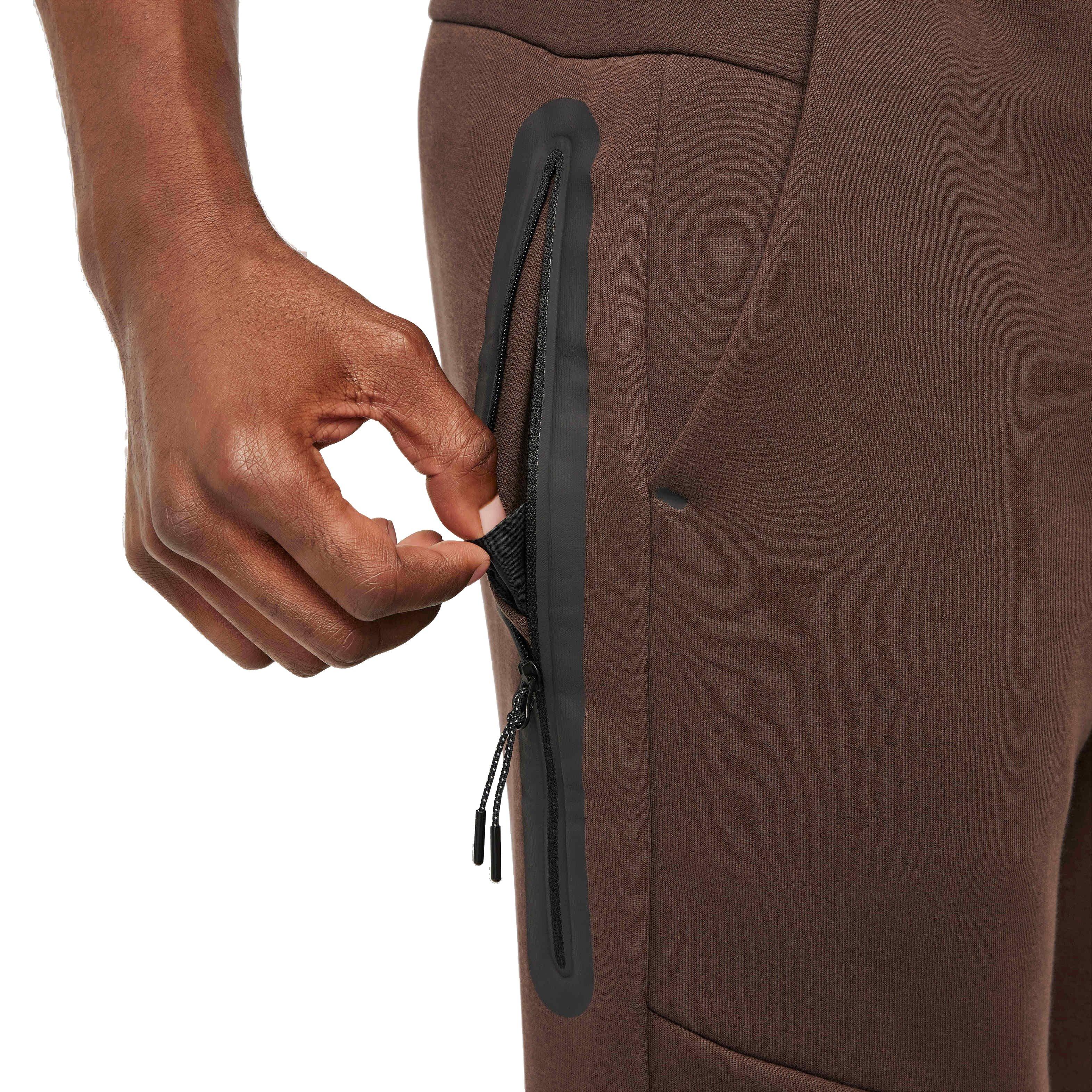 Nike Men's Tech Fleece Joggers - BROWN Thumbnail View 4